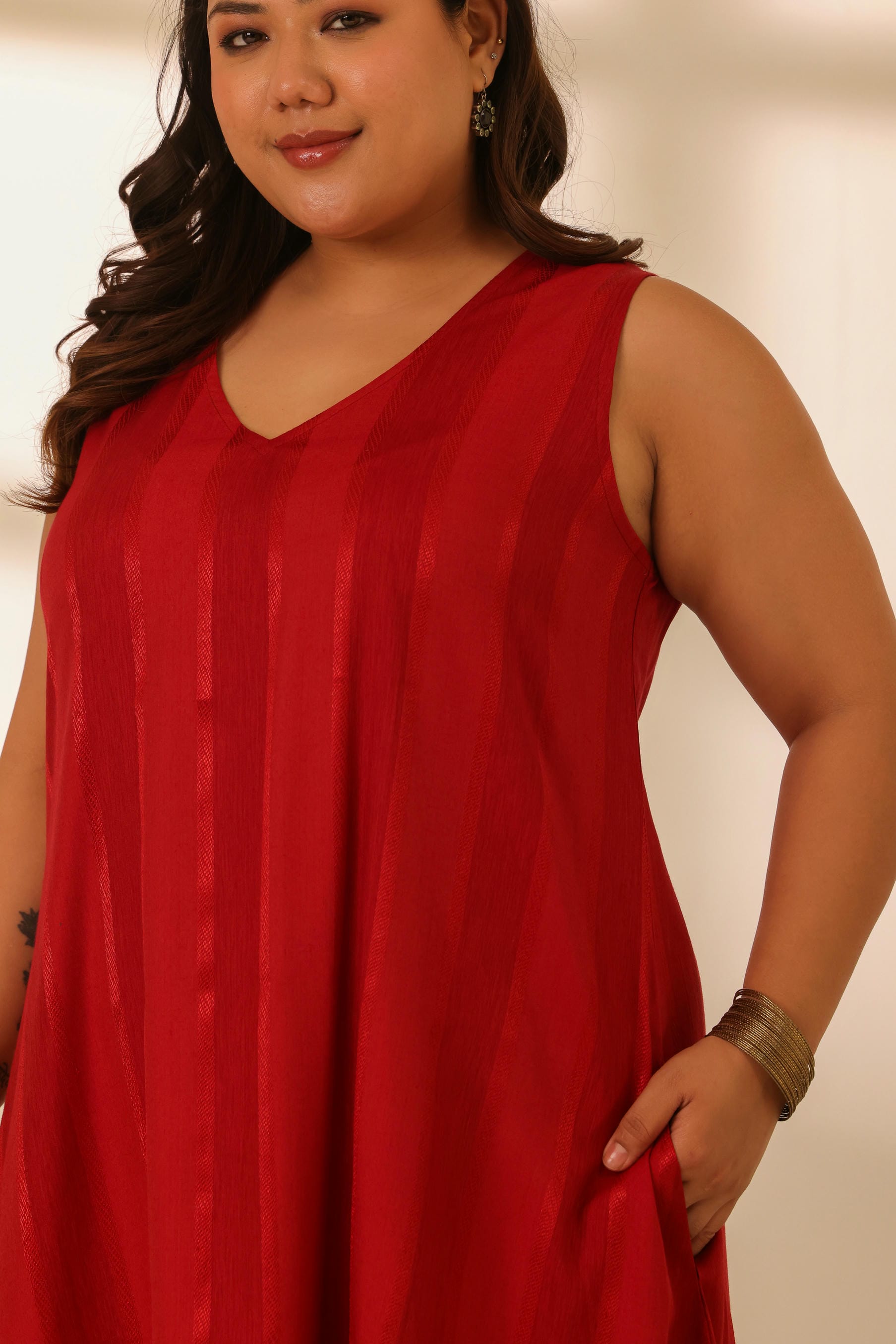Rangrez Statement Red Kurta Set