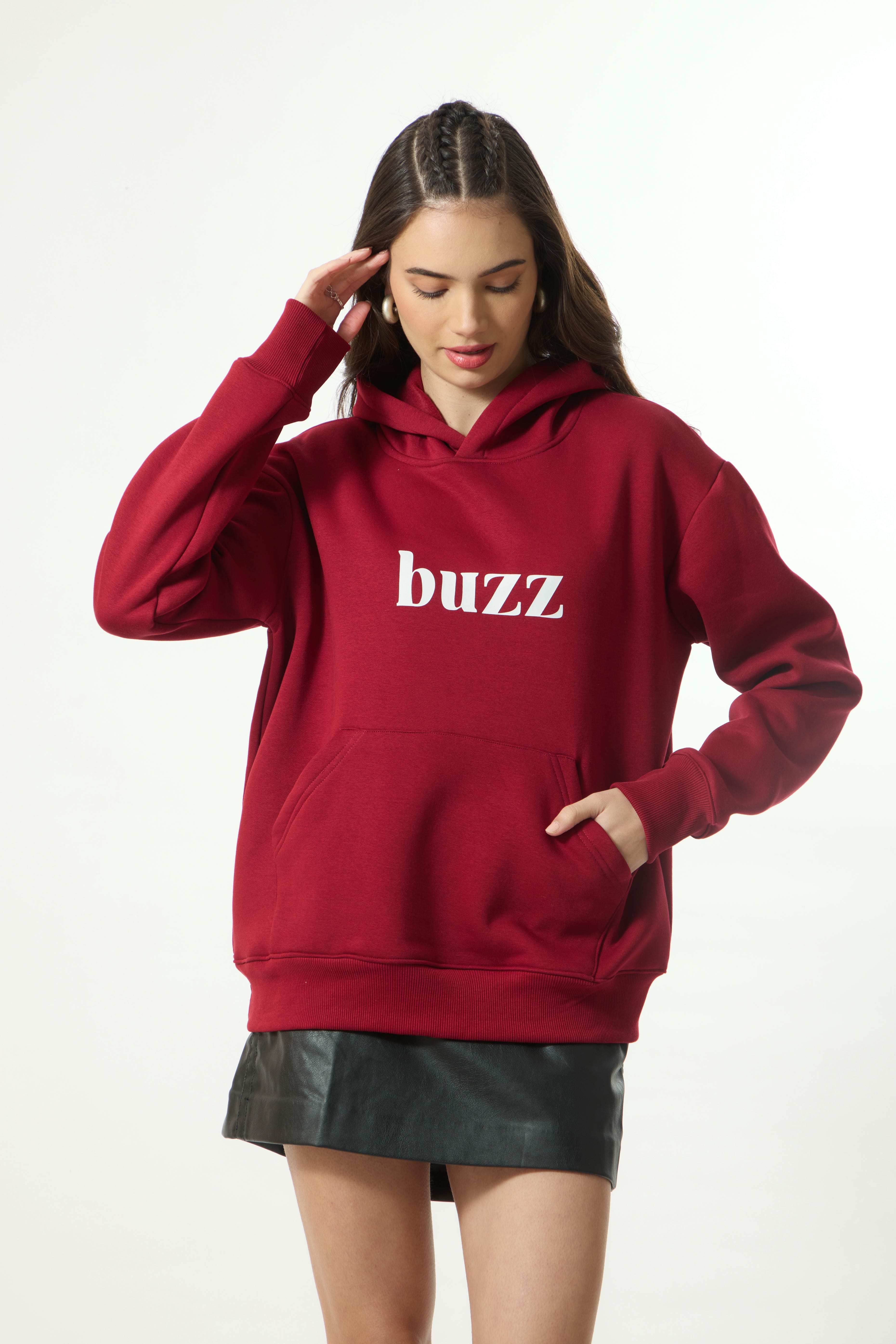 “YOU TALK TOO MUCH” Premium Oversized Hoodie