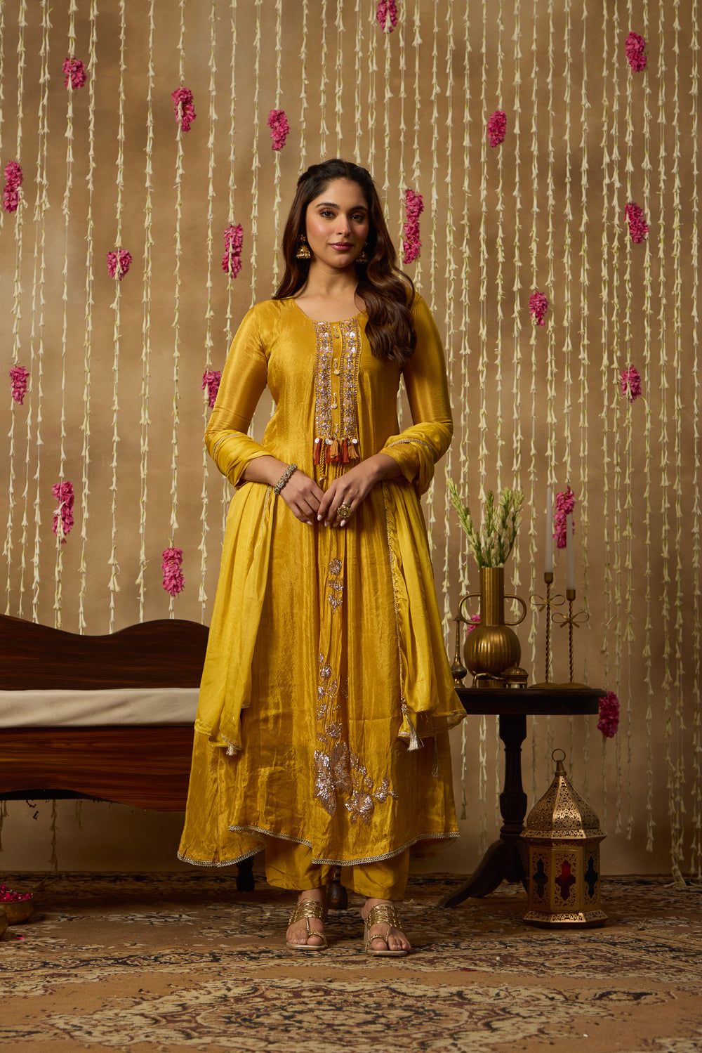 Jhoom Amber Bloom Anarkali Set