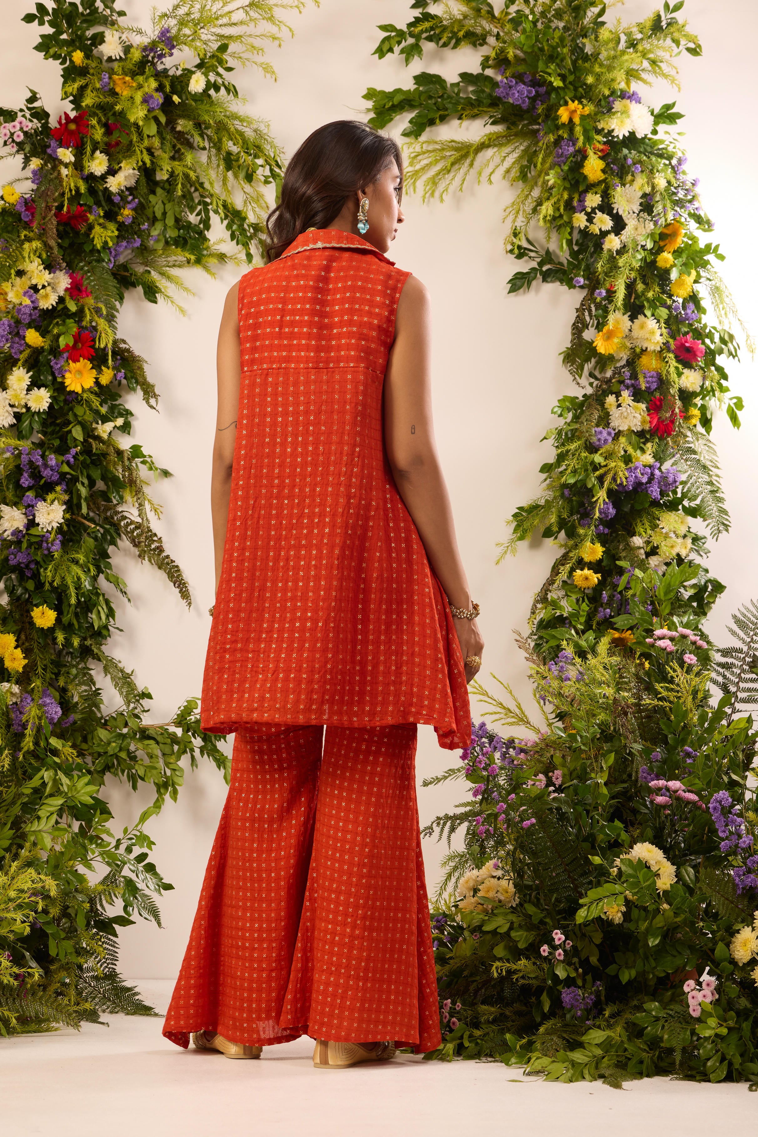 Mastaani Sunset Rust Co-ord Set