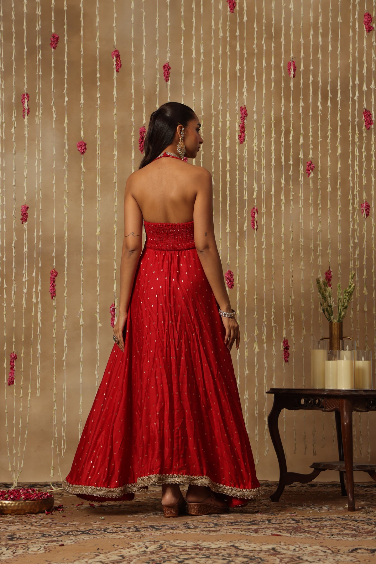 Jhoom Ruby Jewel Anarkali Set