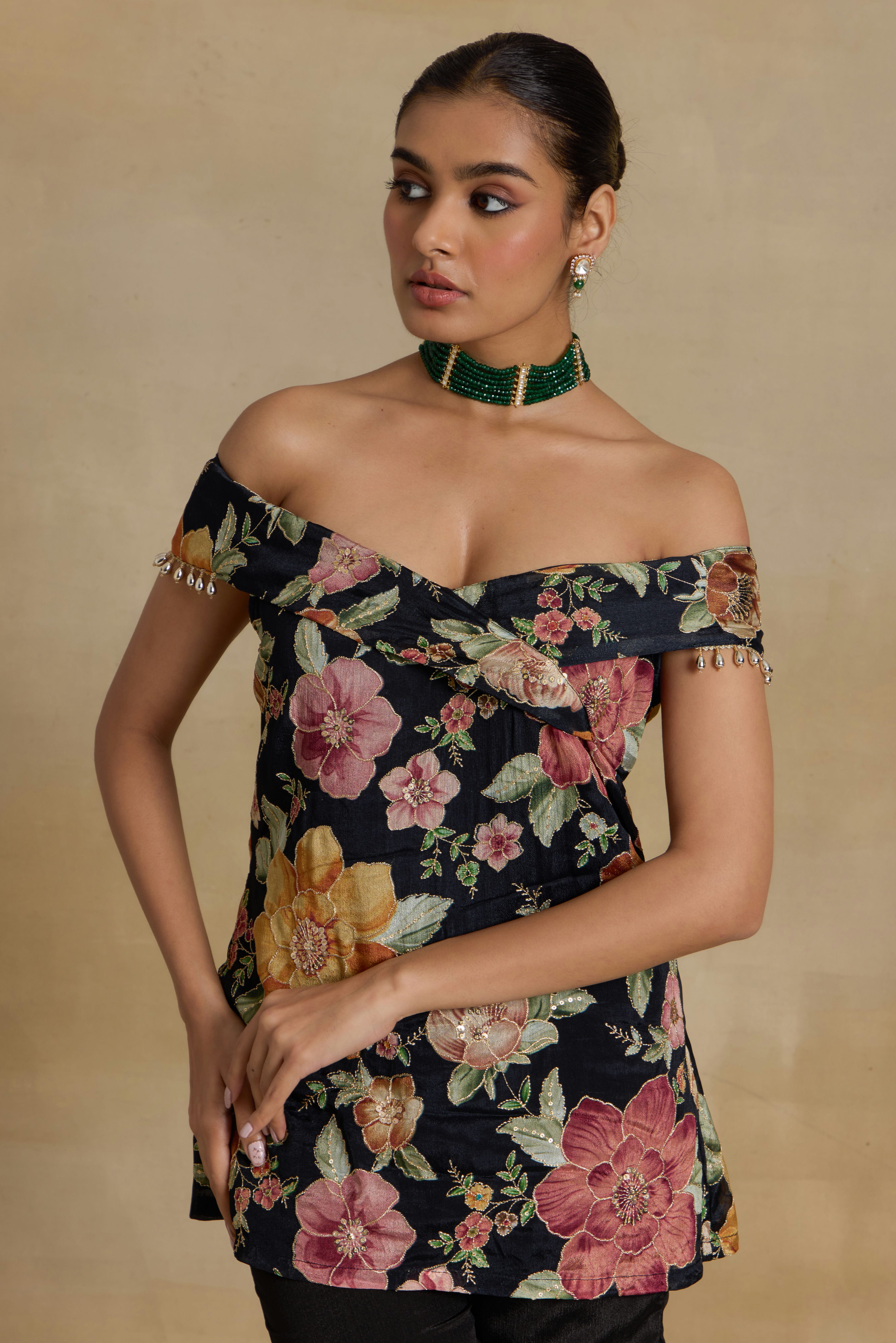 Alaya Noor Luxe Affair Black Cocktail Set