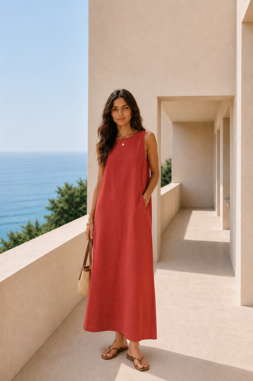 Tokyo Brick Ease Dress