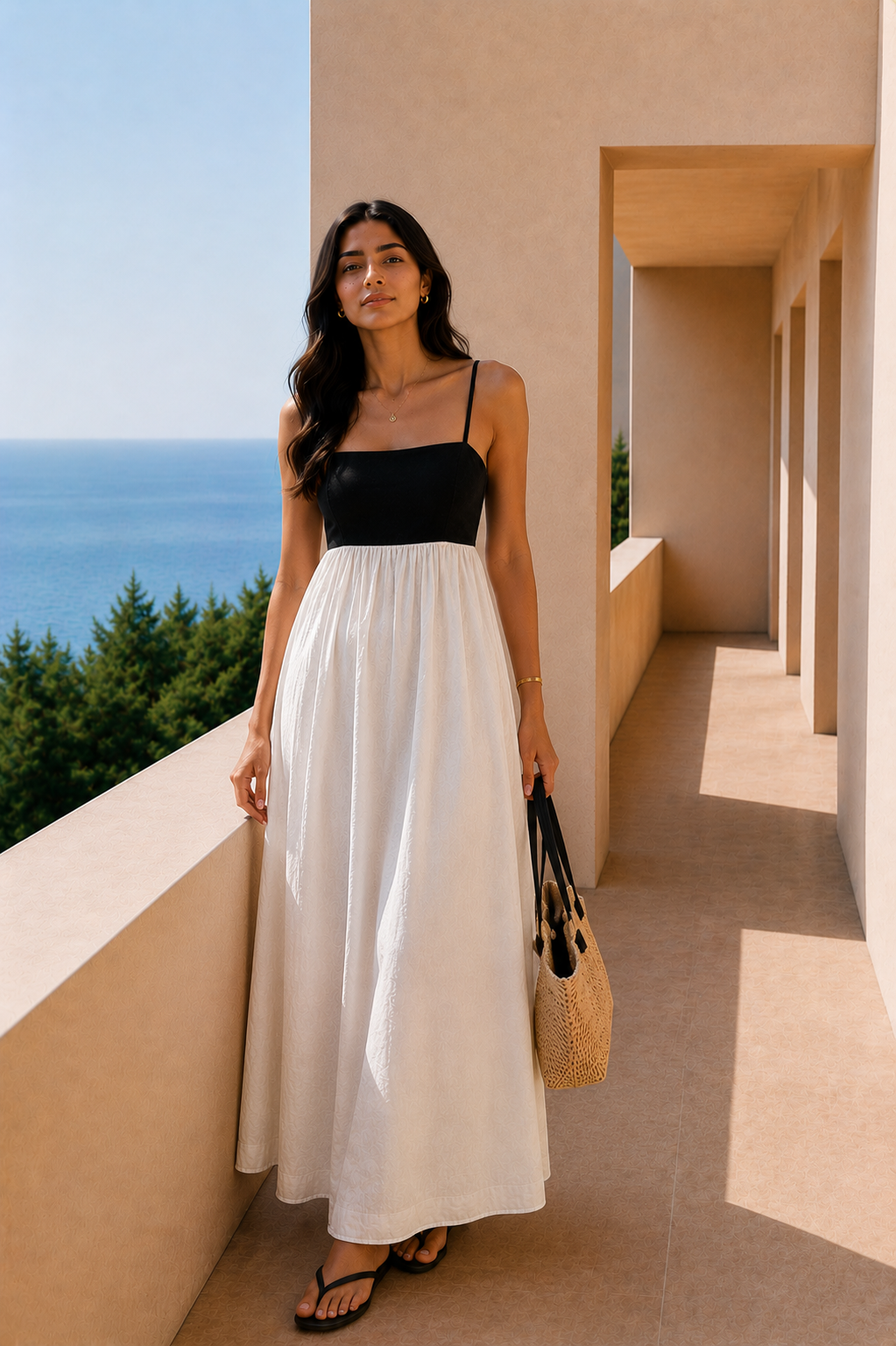 Tokyo Two Tone Drift Dress