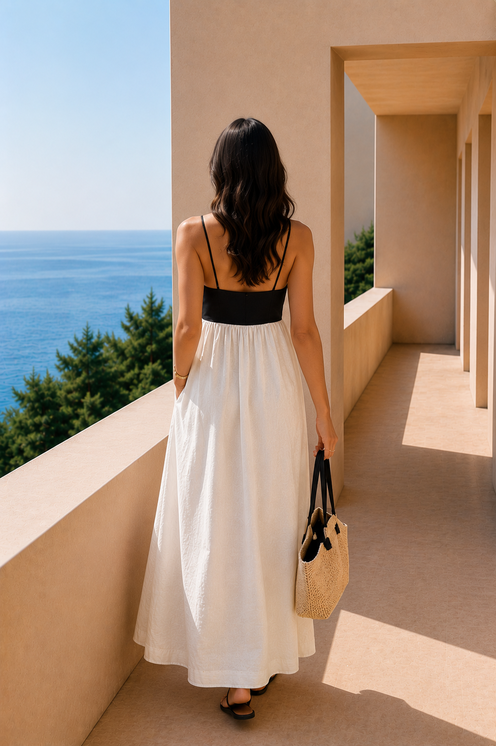 Tokyo Two Tone Drift Dress