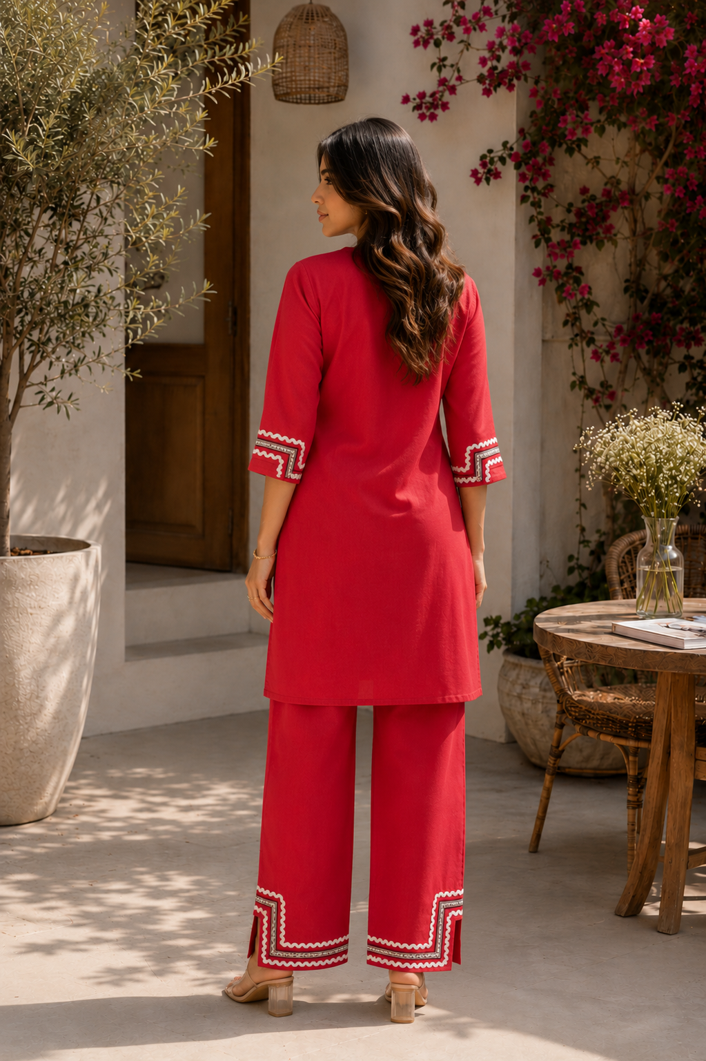 Alaya Select Red Noor Co-ord Set 4