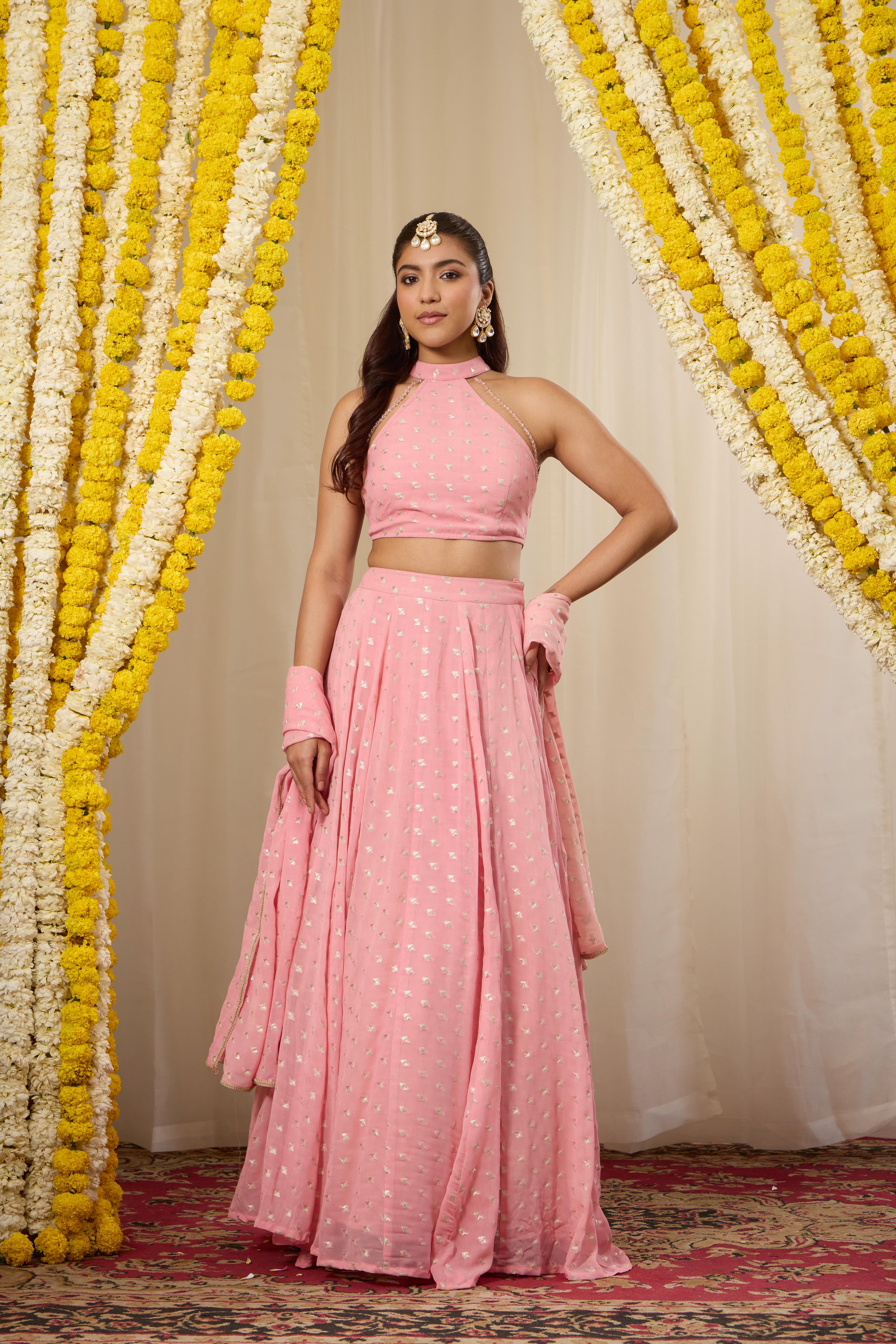 Malang Candy Pink Lehenga Set