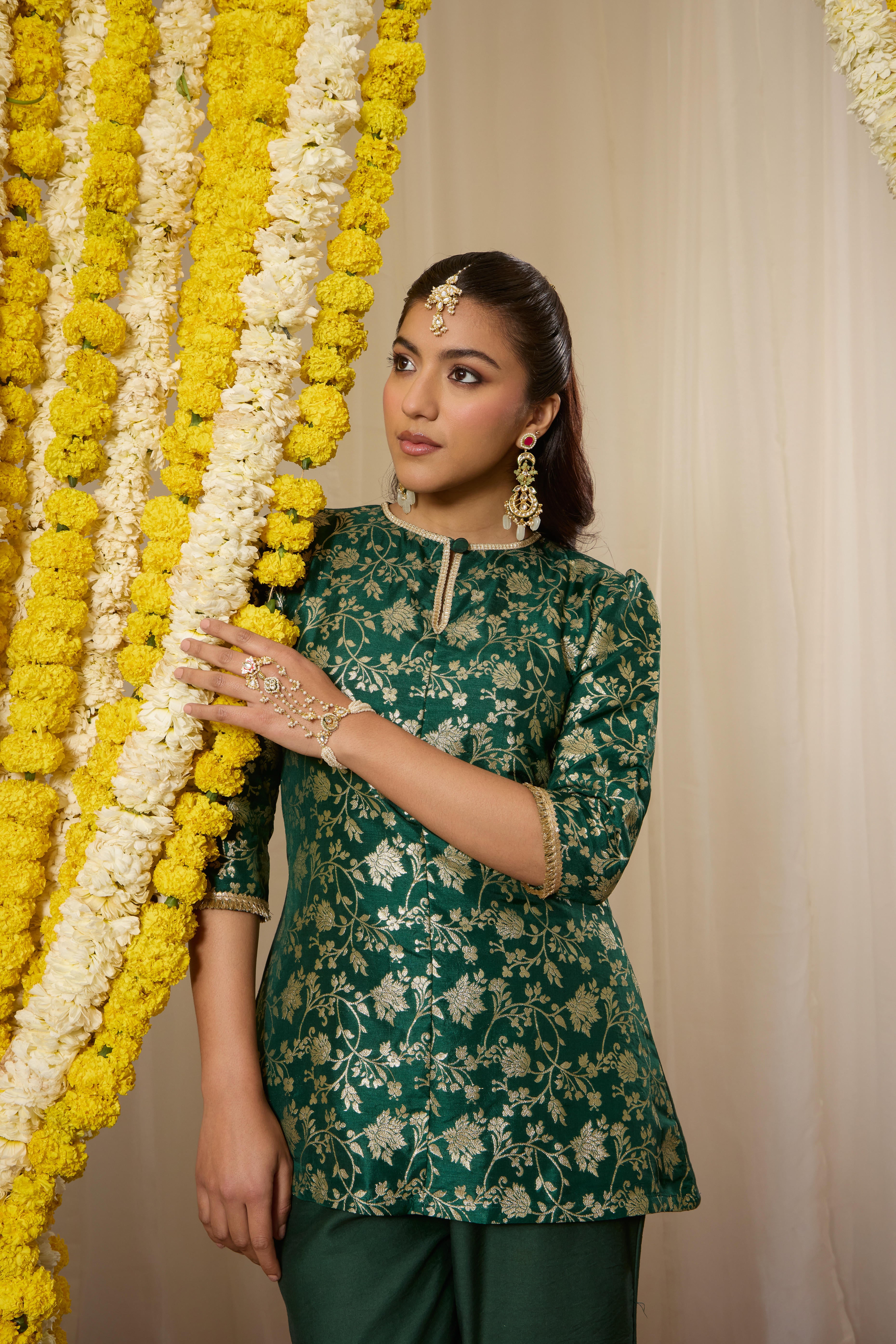 Malang Deep Emerald Kurta Set