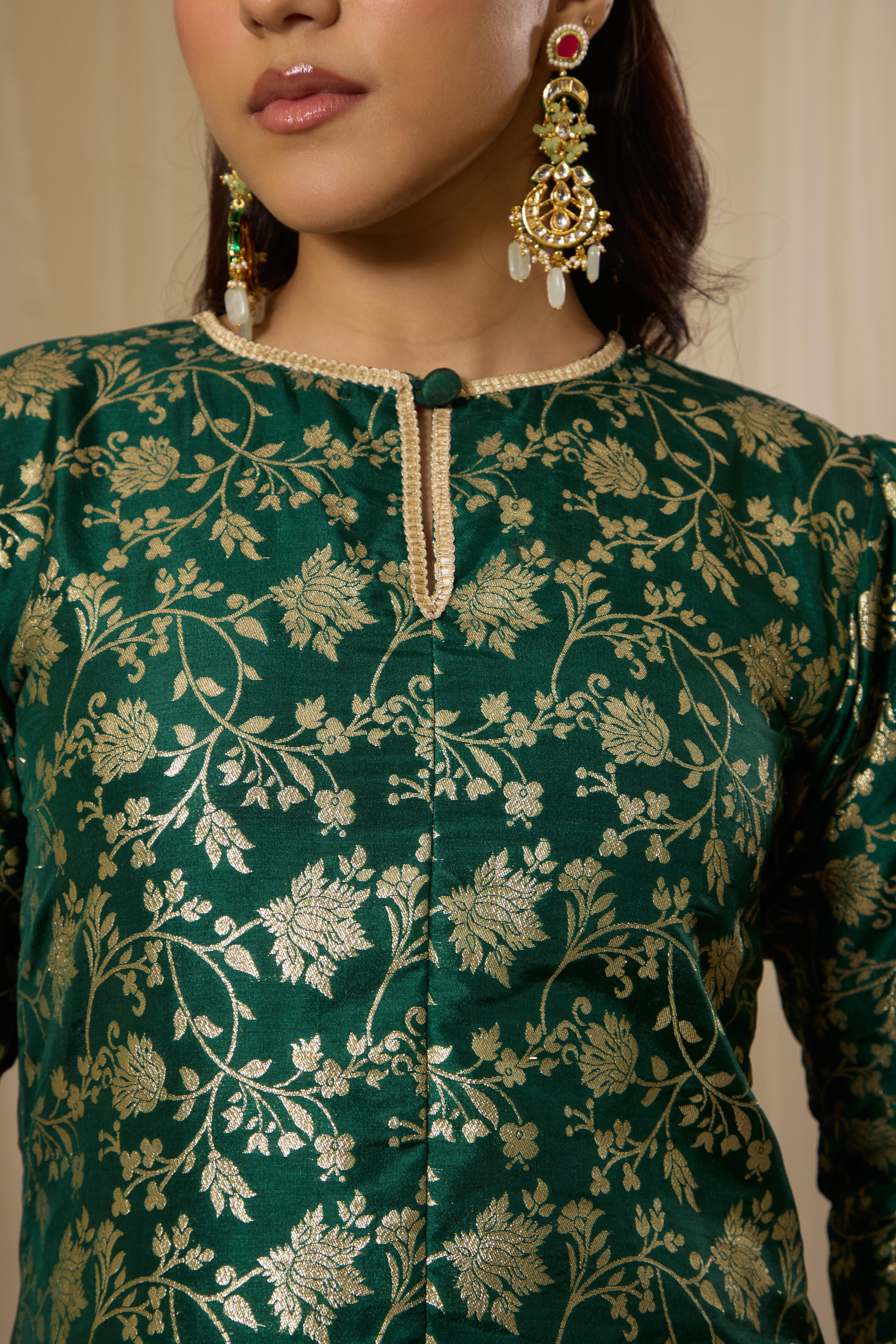 Malang Deep Emerald Kurta Set