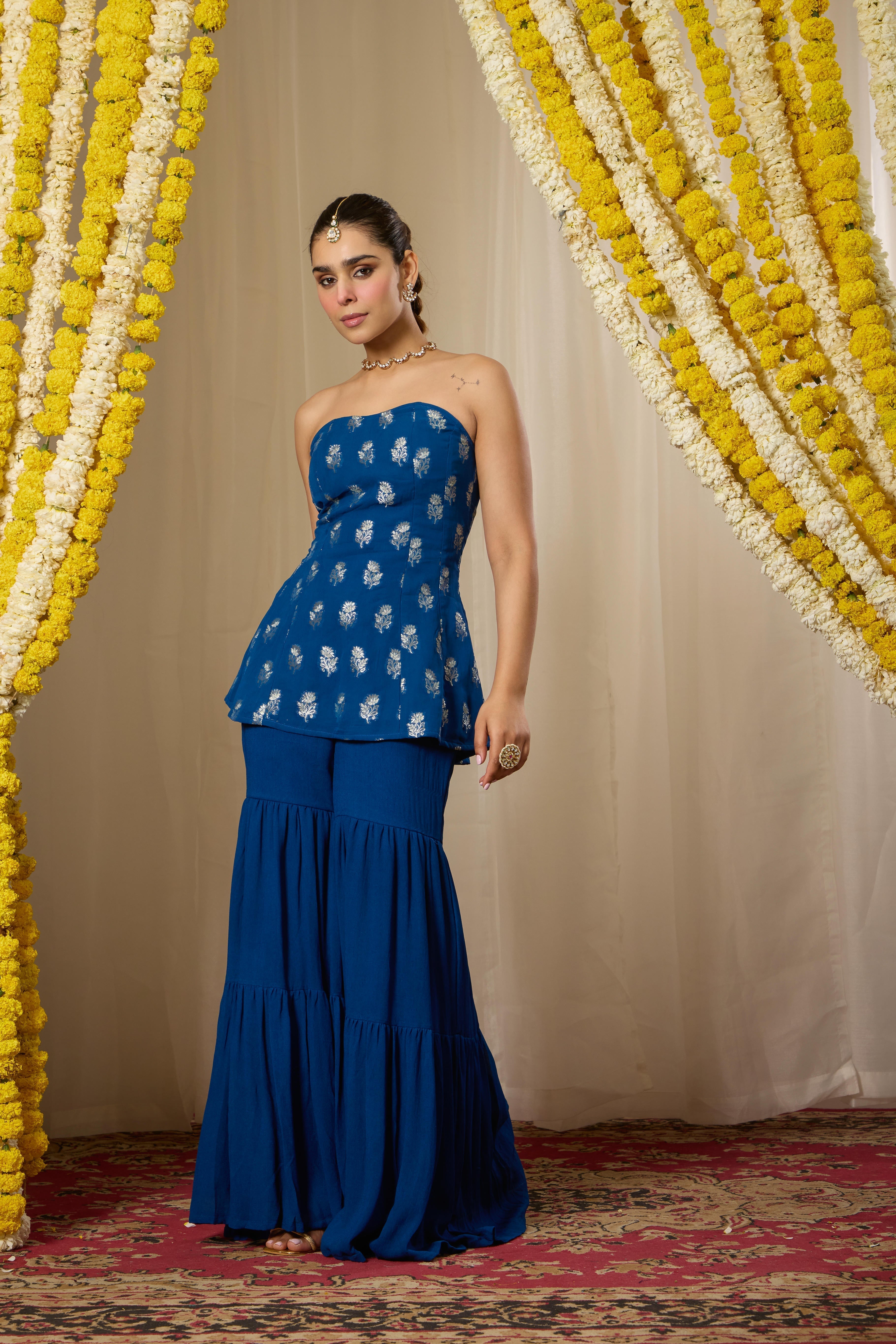 Malang Indigo Blue Fusion Set