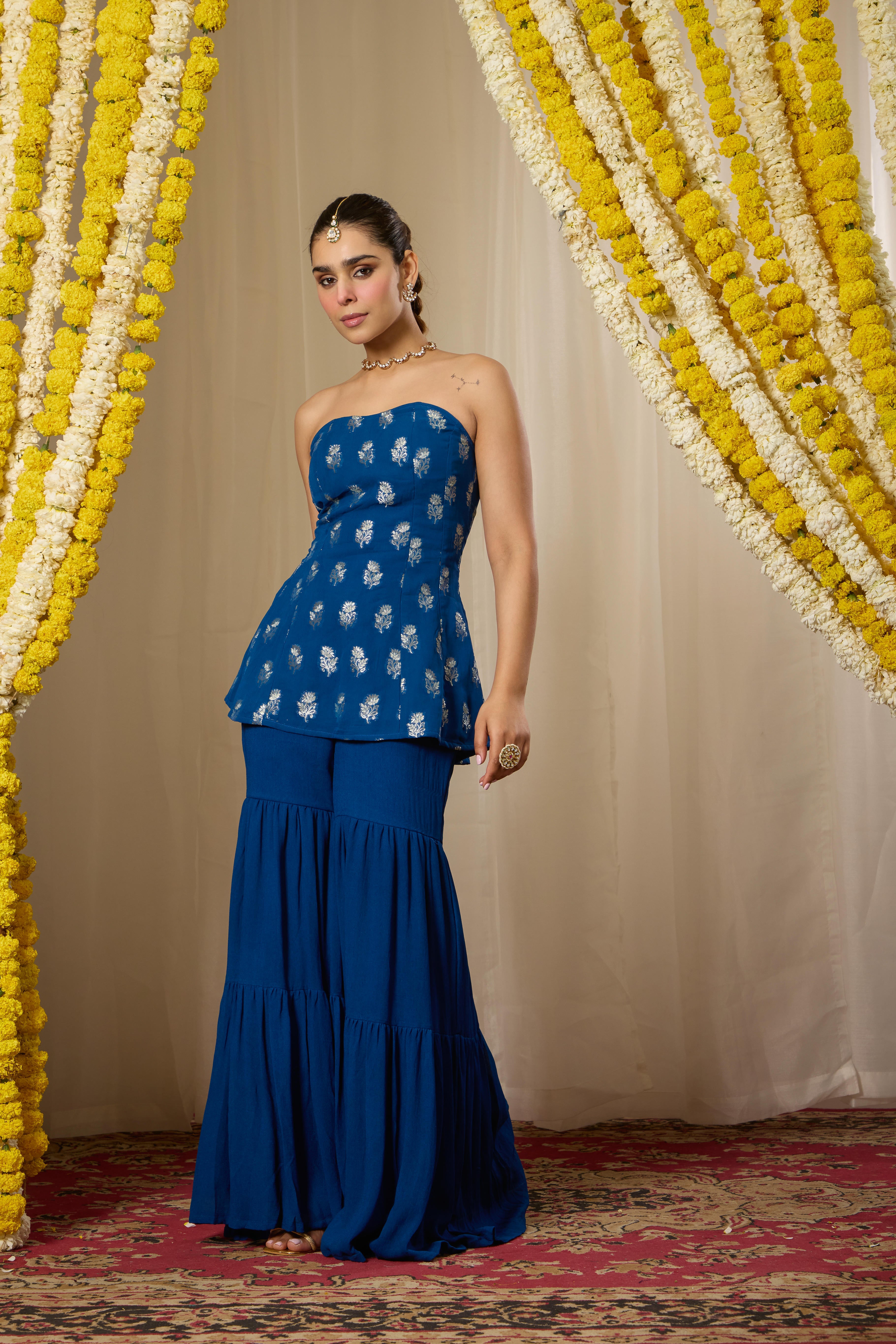 Malang Indigo Blue Fusion Set