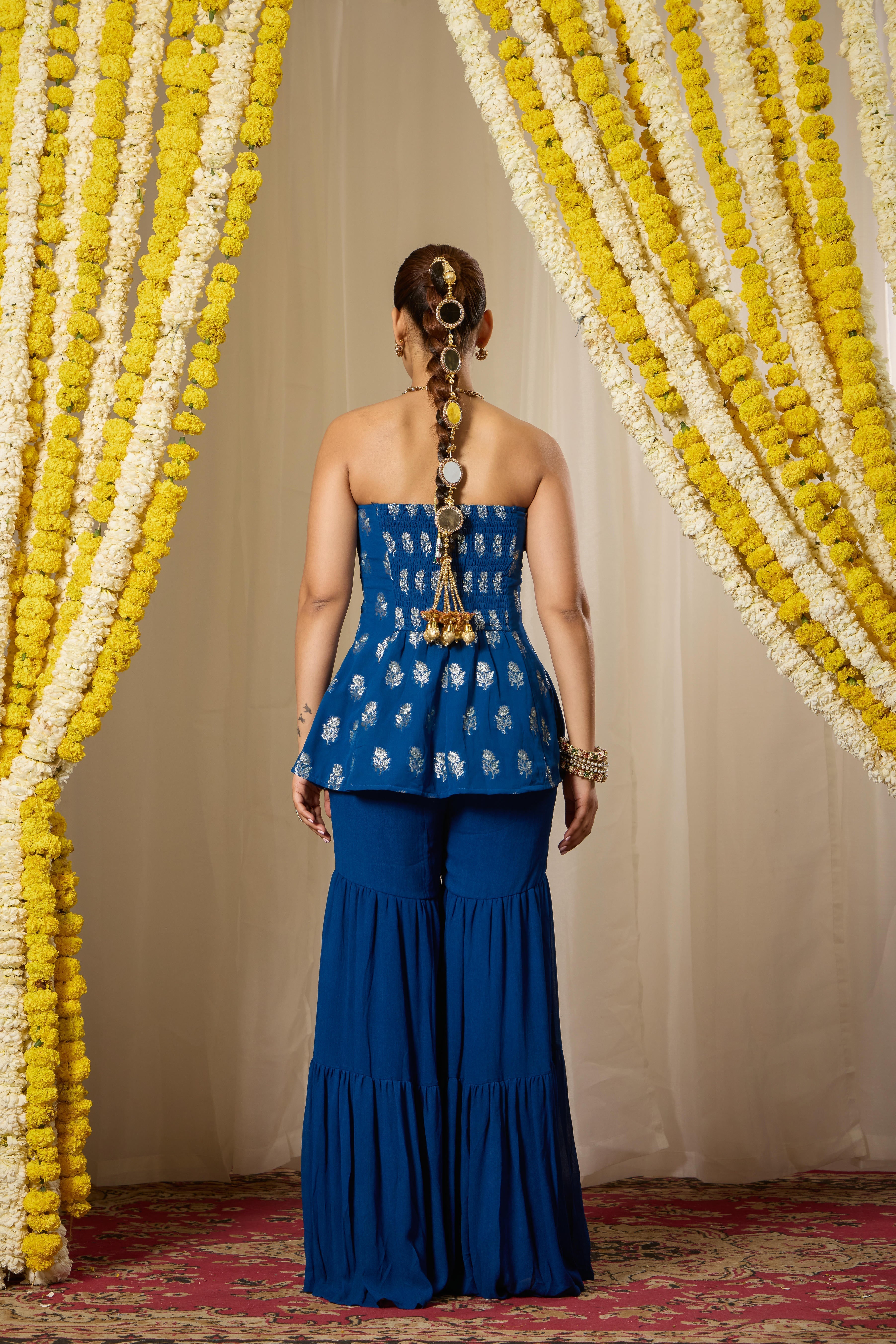 Malang Indigo Blue Fusion Set