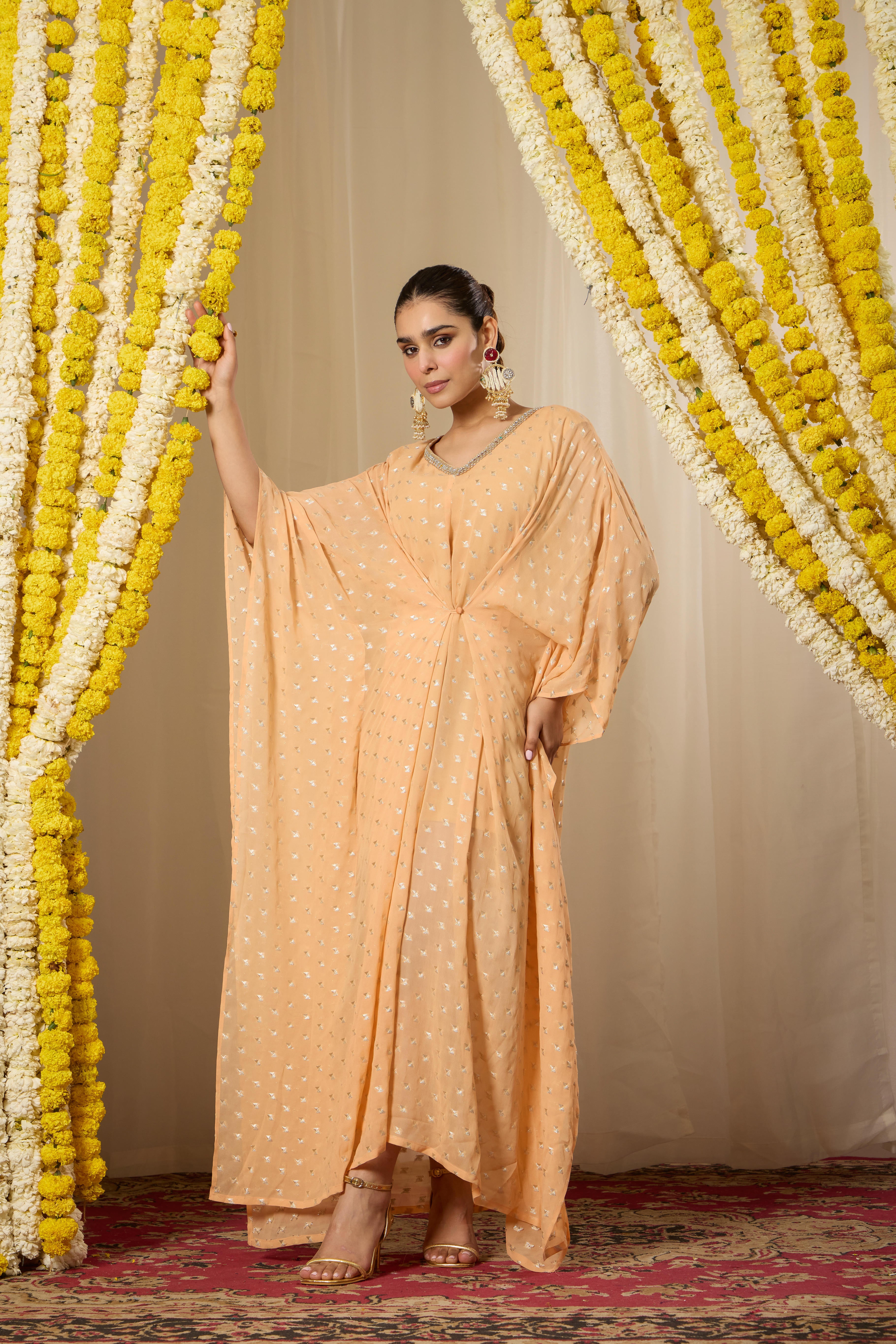 Malang Peach Kaftan