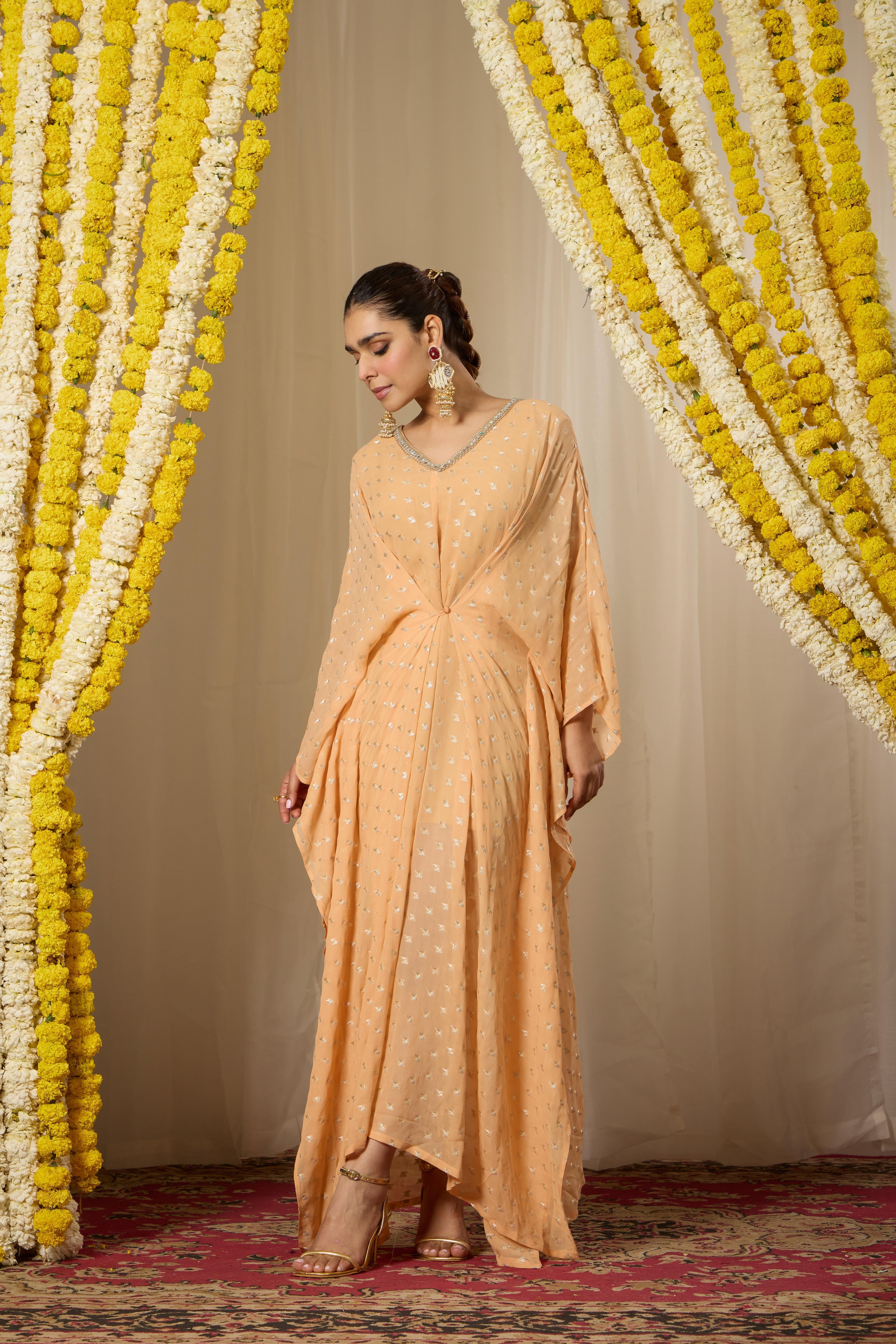 Malang Peach Kaftan