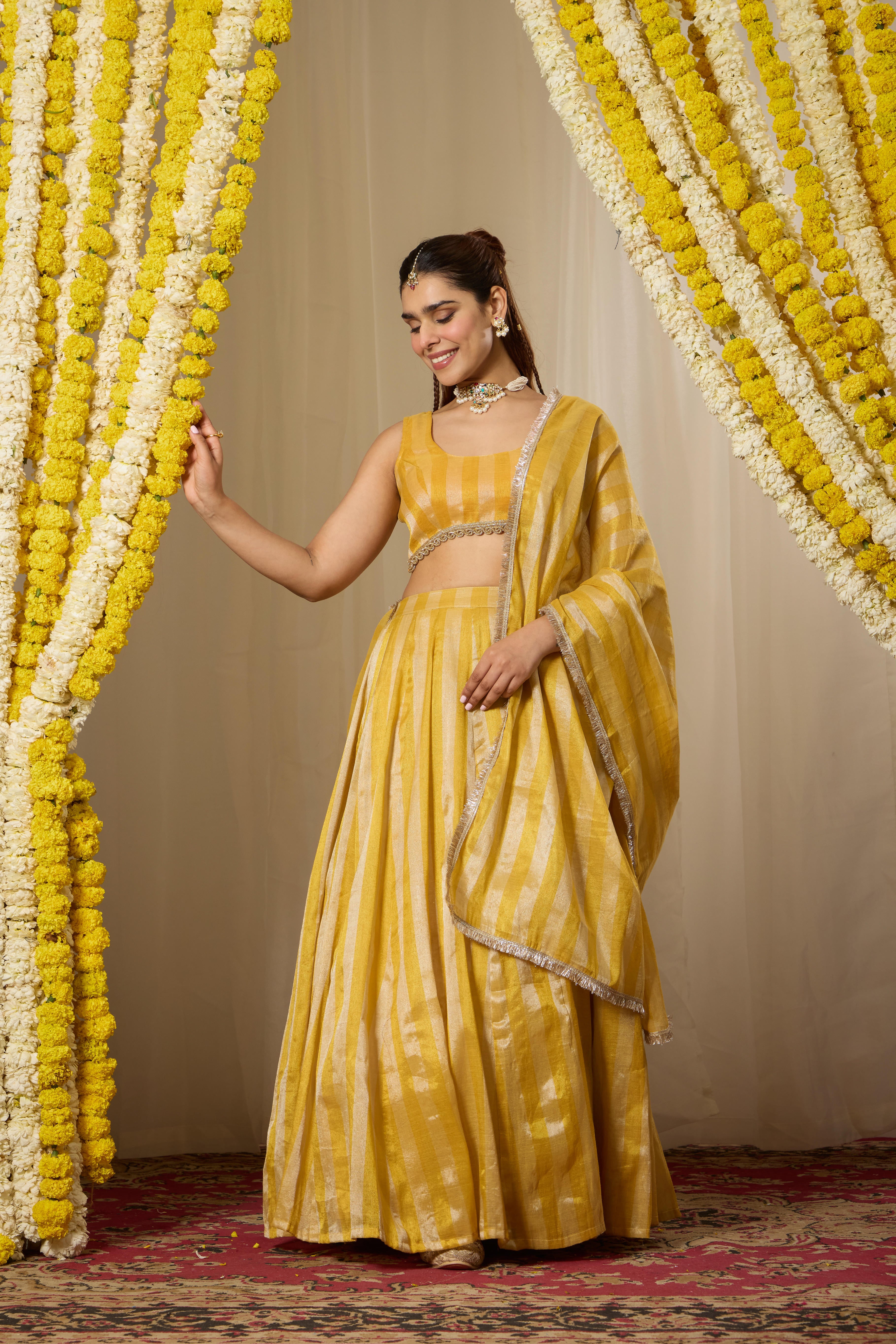 Malang Sunshine Yellow Lehenga Set