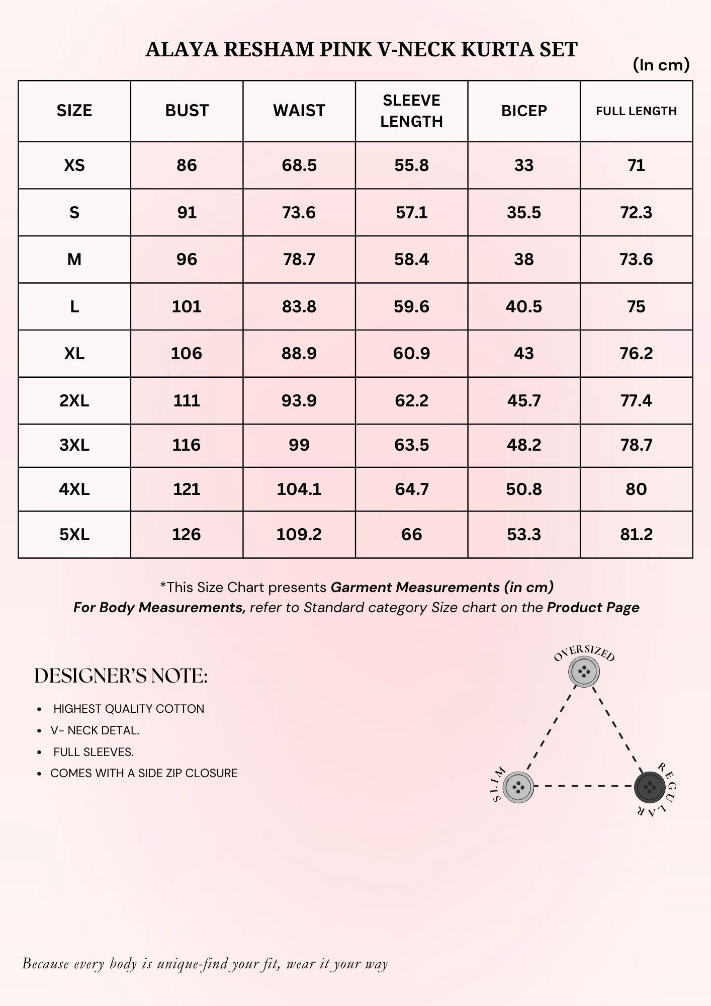 Alaya Resham Pink V-Neck Kurta Set