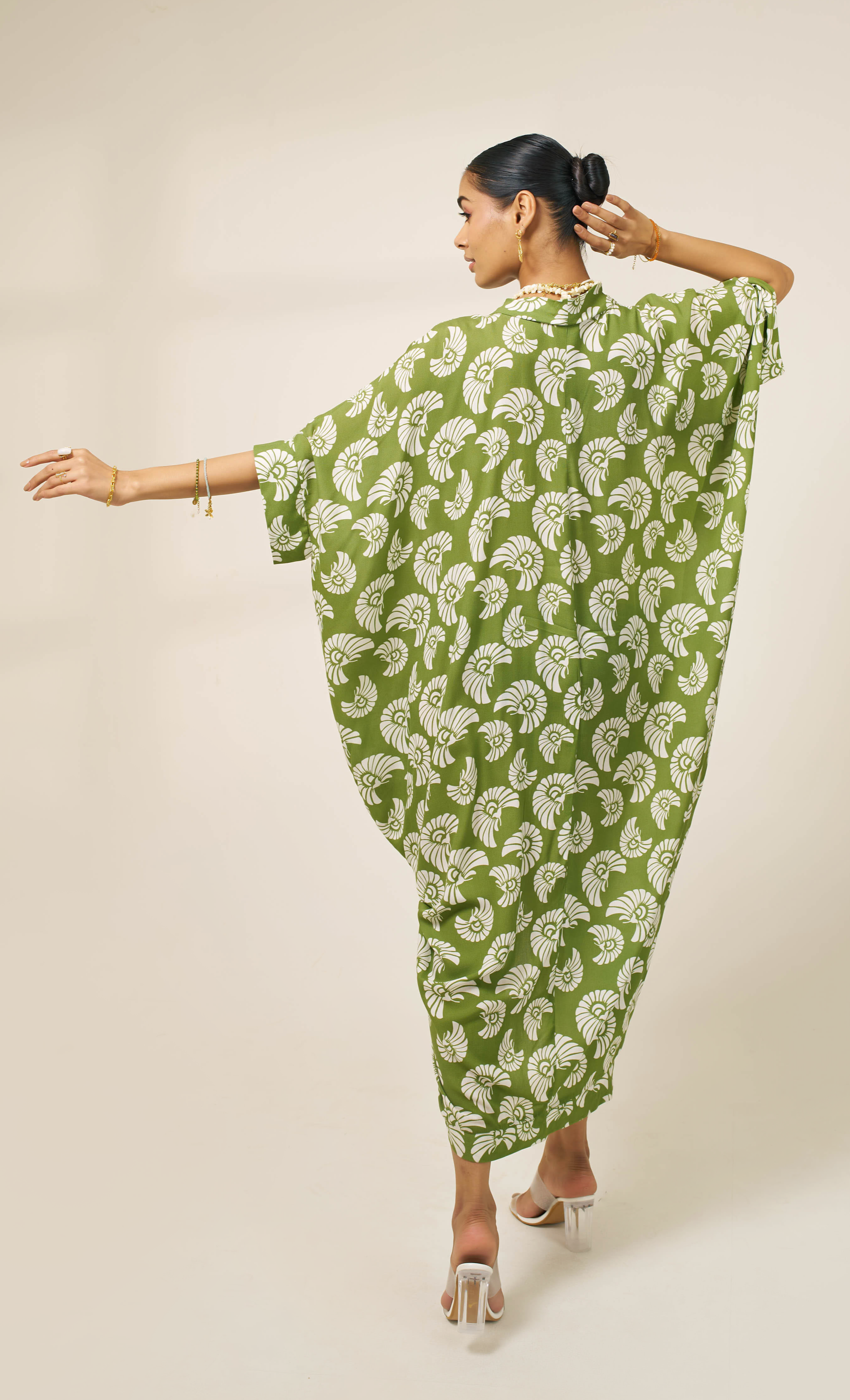 Meher Bahamas Draped Kaftan