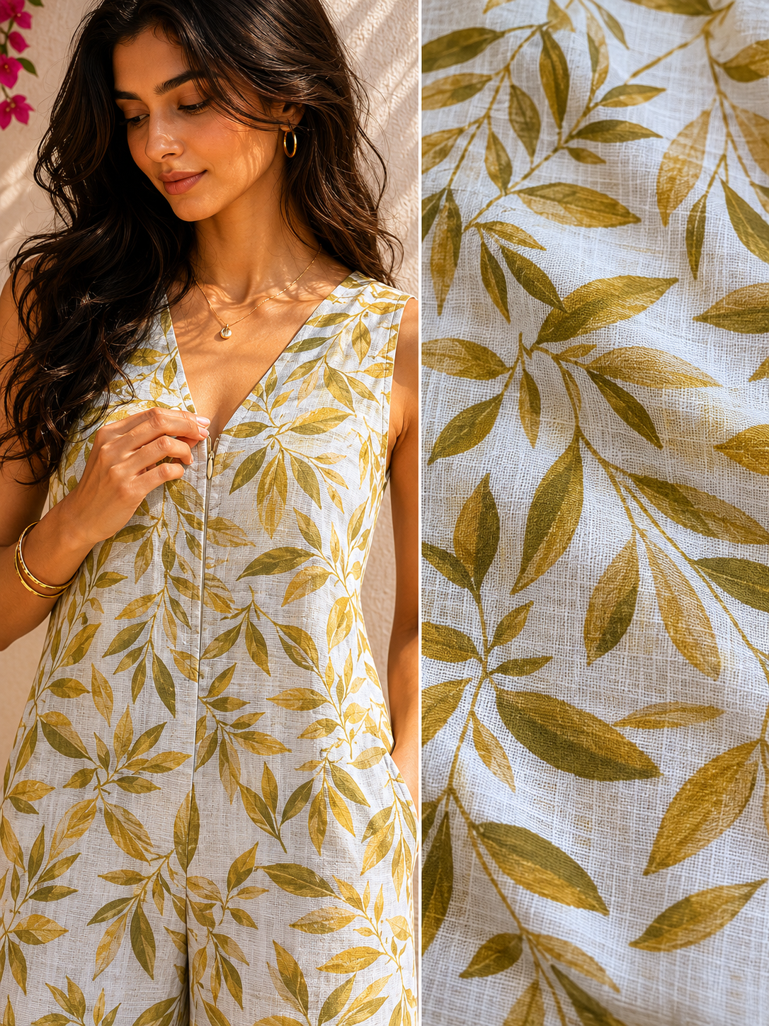 Aahista Sage Vine Jumpsuit 3