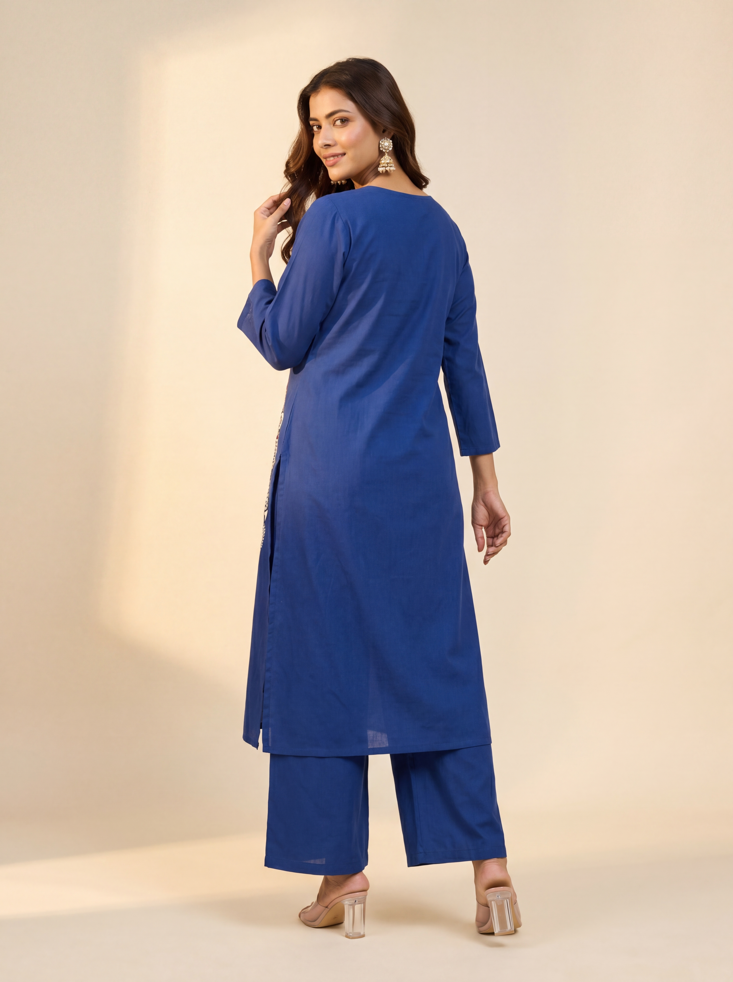 Alaya Select Blue Statement Print Set