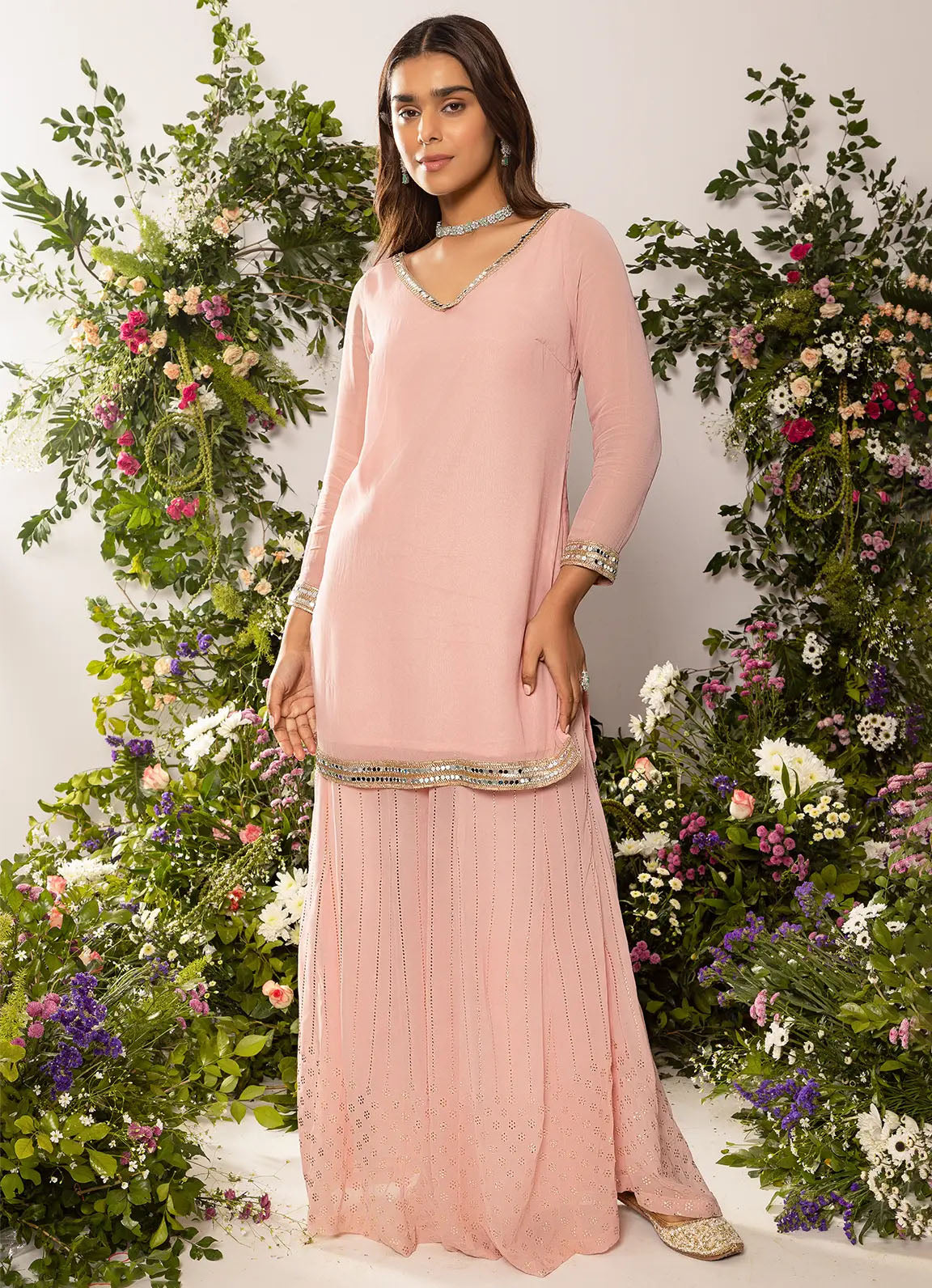 Ethnic Wear by Alif Yay Pret Plain Blended 3 Piece Suit AY-022 main image 0
