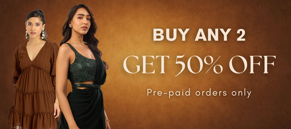 Buy 2 Get 50% Off