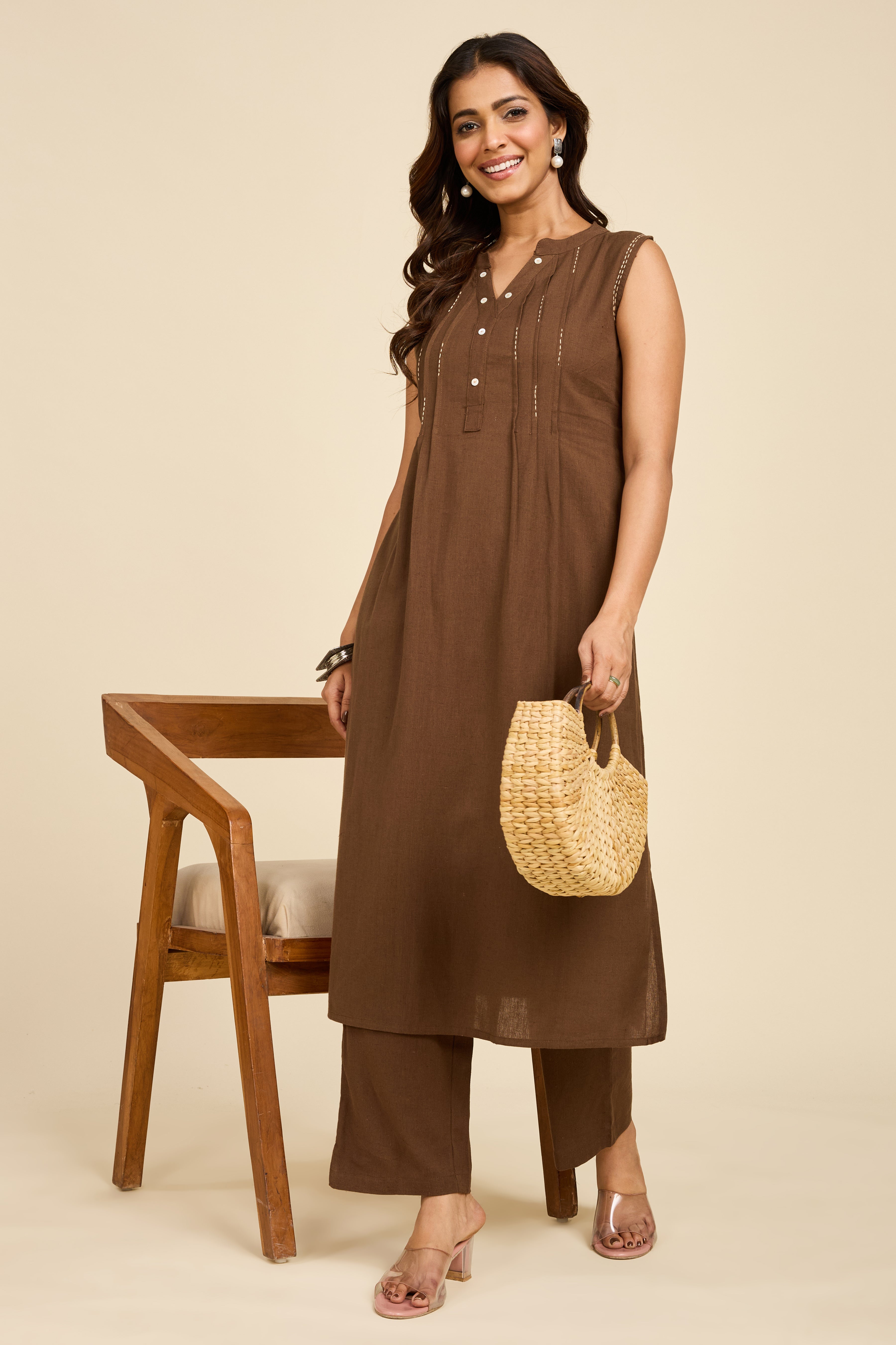 Alaya Select Mocha Co-ord Set