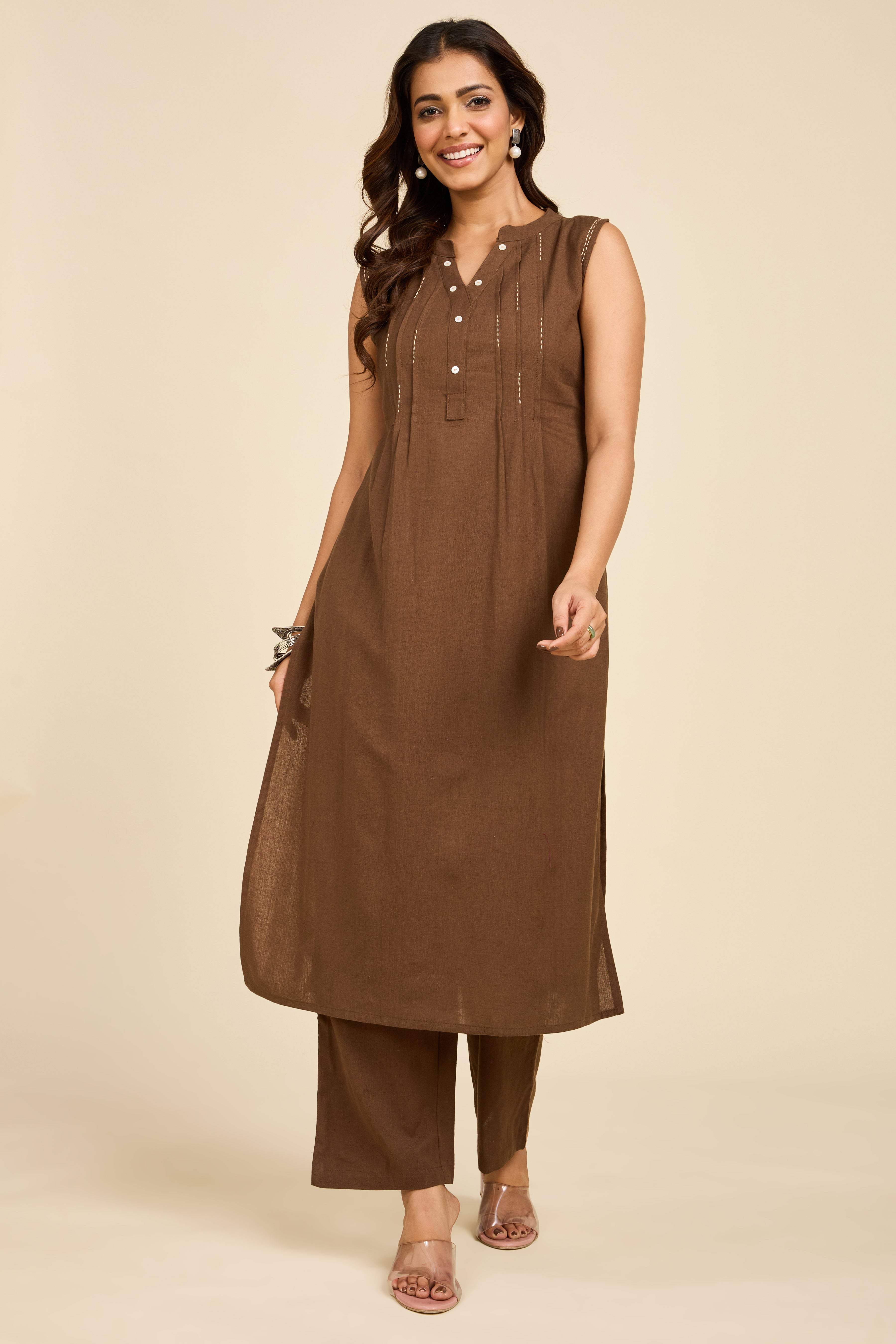 Alaya Select Mocha Co-ord Set