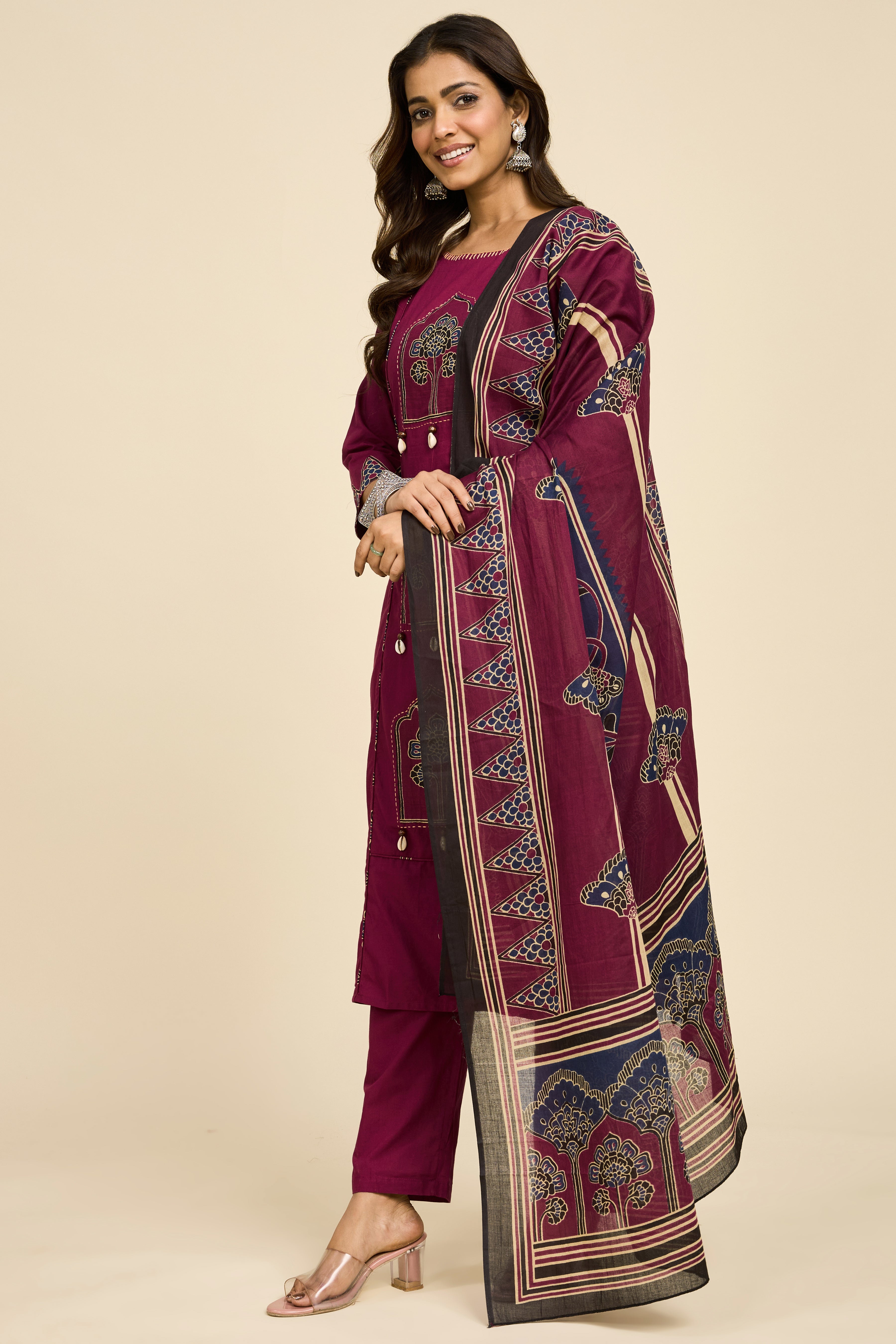 Alaya Select Wine Heritage Kurta Set