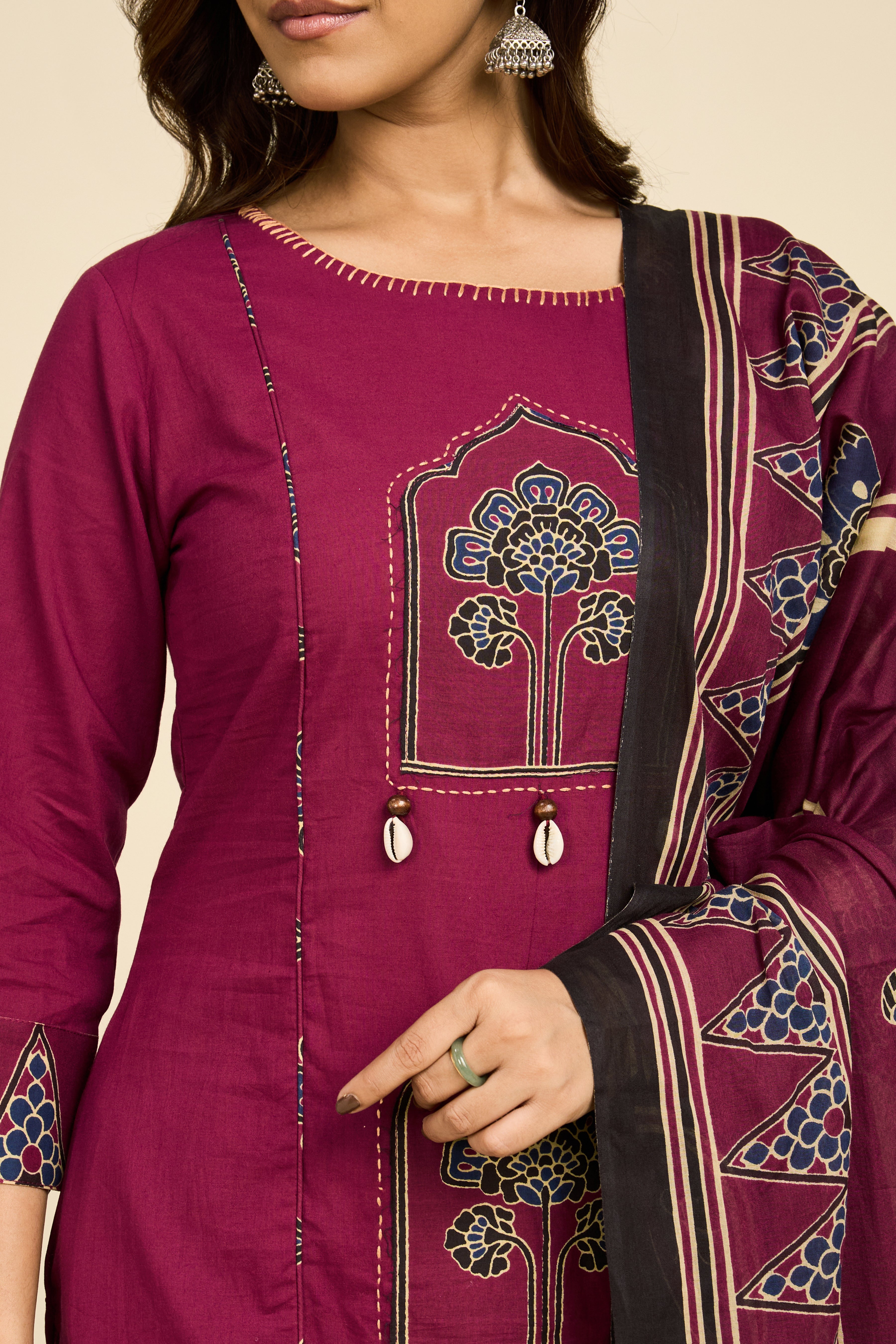 Alaya Select Wine Heritage Kurta Set