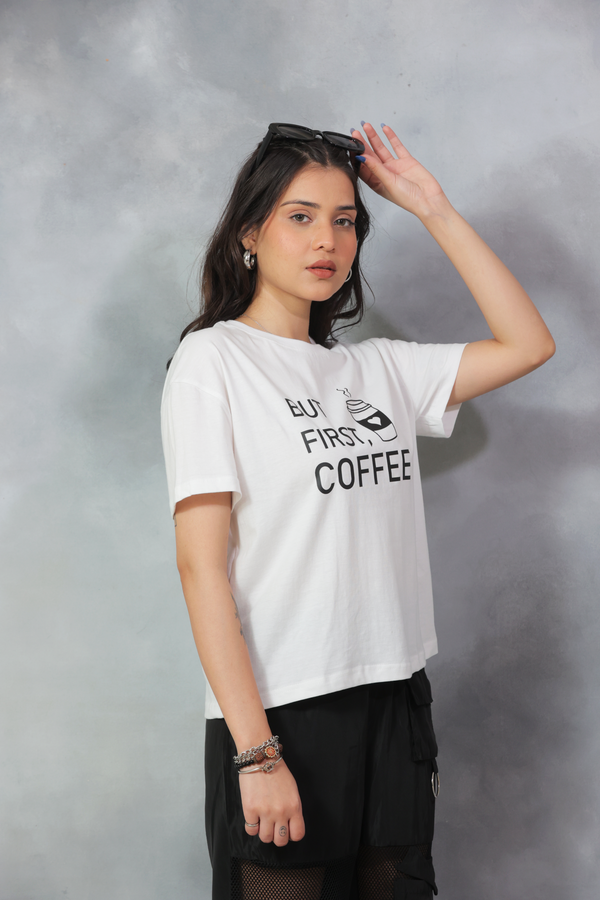 “But First Coffee” Tee