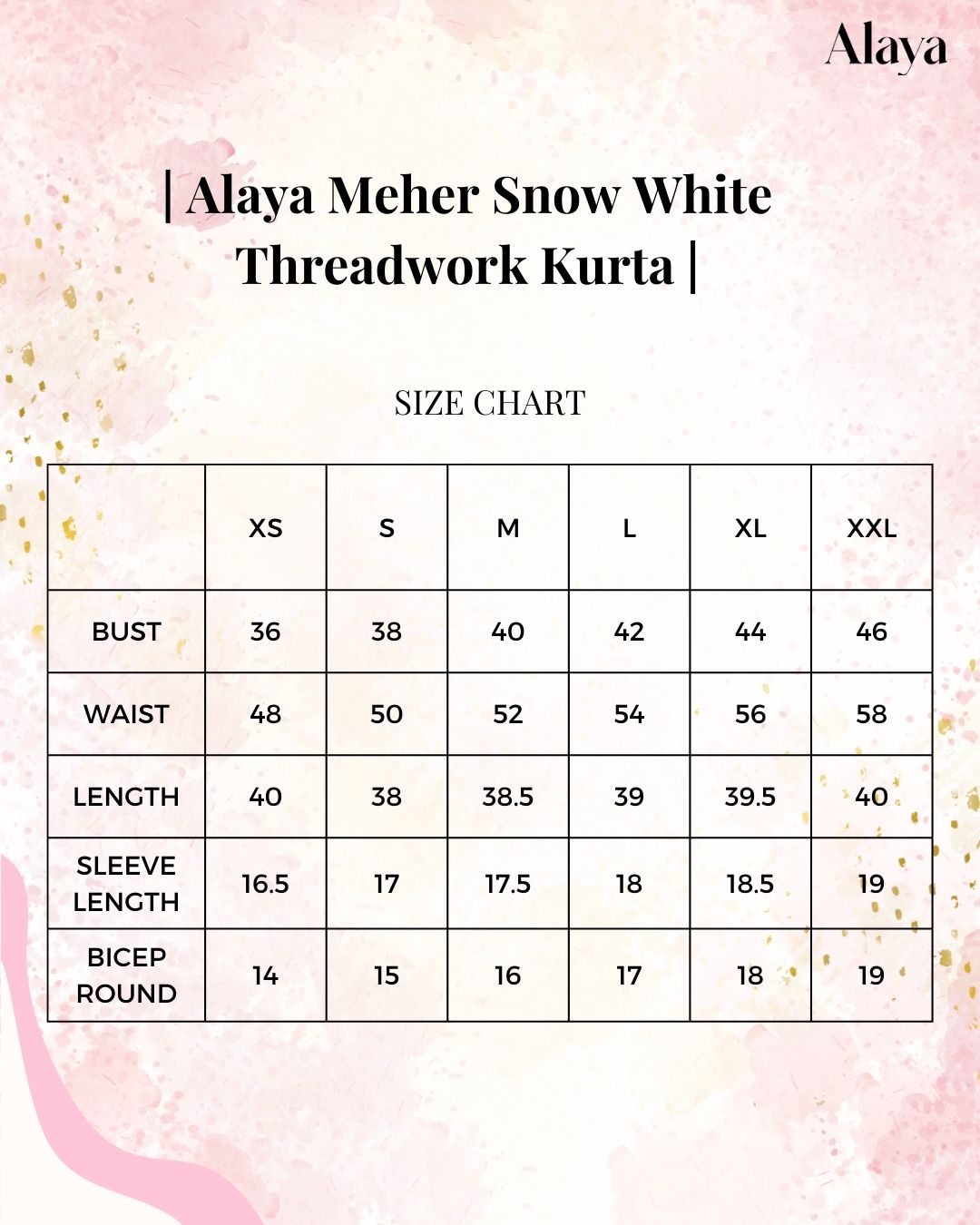 Alaya Meher Snow White Threadwork Kurta Set