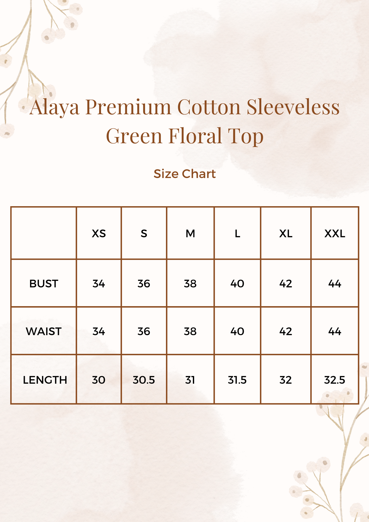 Alaya Premium Cotton Sleeveless Green Floral Co-Ord Set