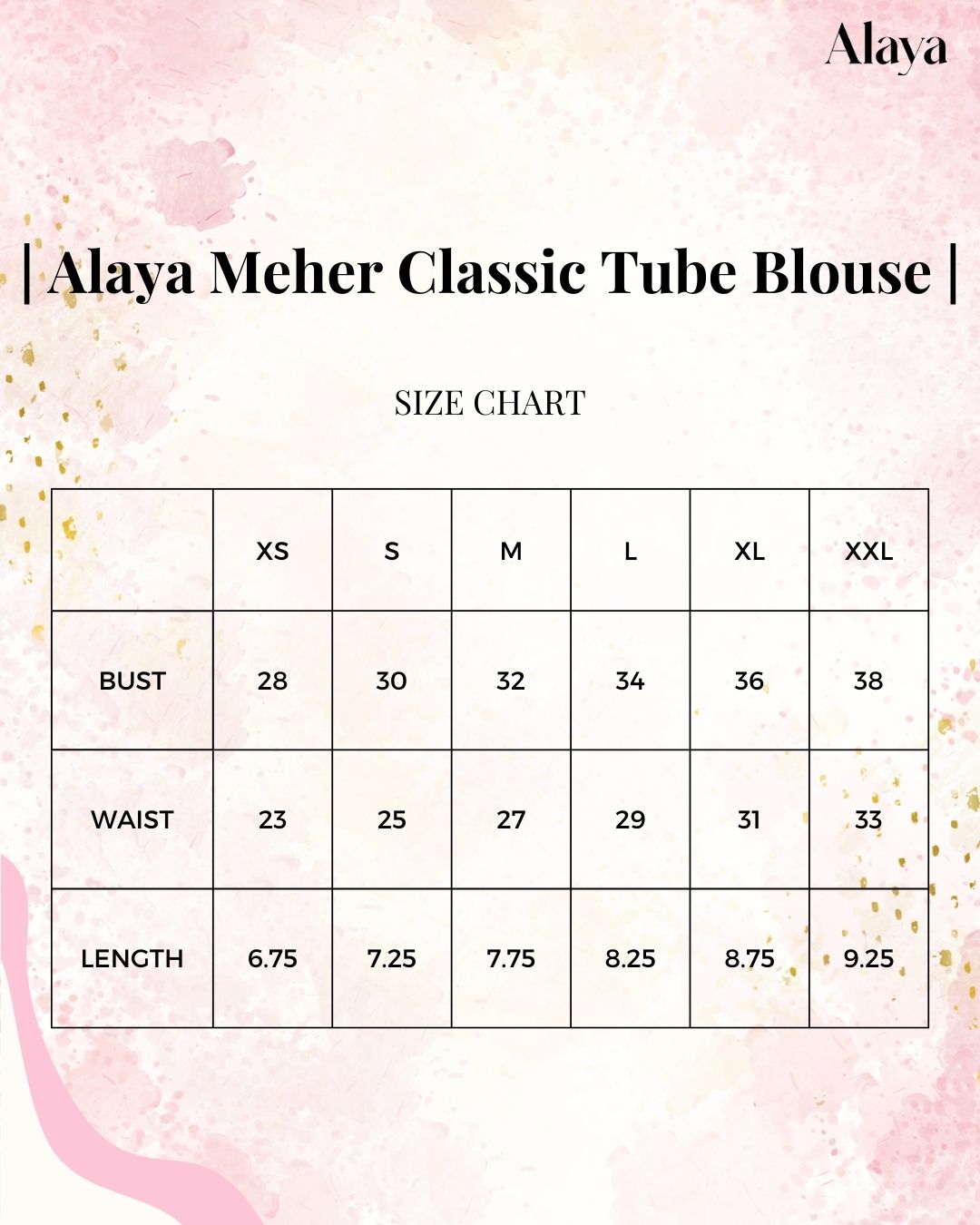 Alaya Meher Ivory Cotton Tube Blouse