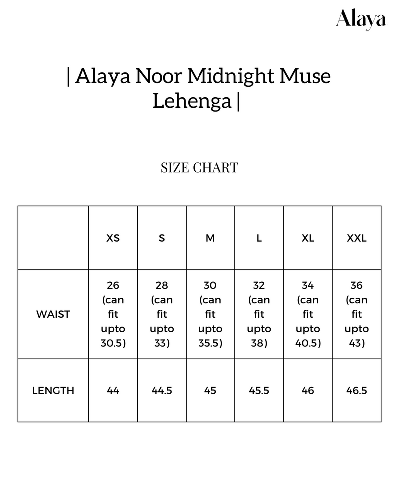 Alaya Noor Midnight Muse Lehenga Set