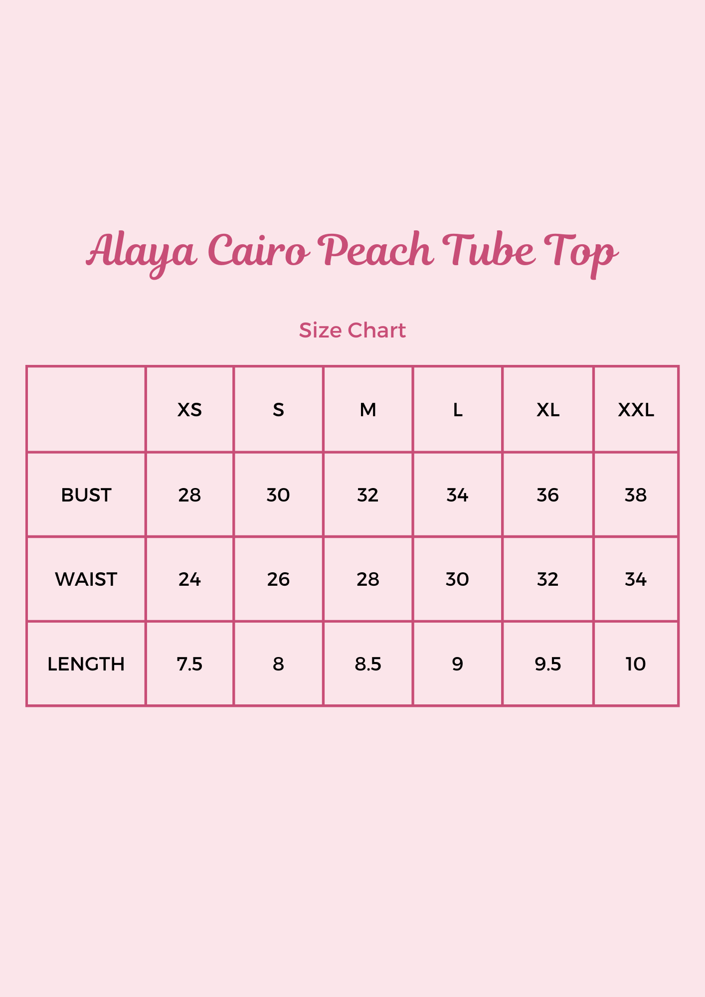 Alaya Cairo Peach Tube Top