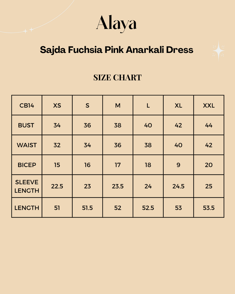 Sajda Fuchsia Pink Anarkali Dress
