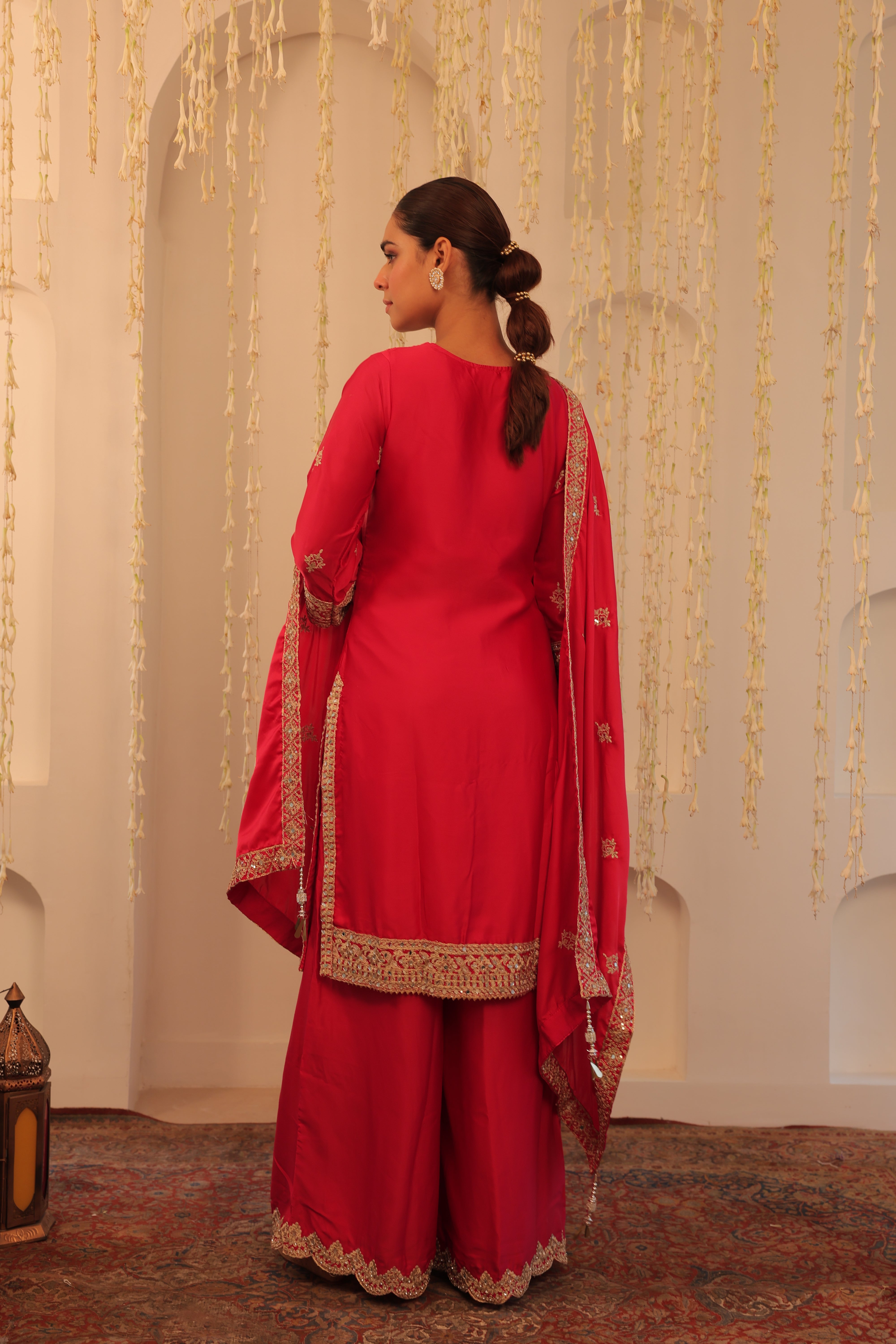 Alaya Mehfil Raspberry Pink Kurta Set