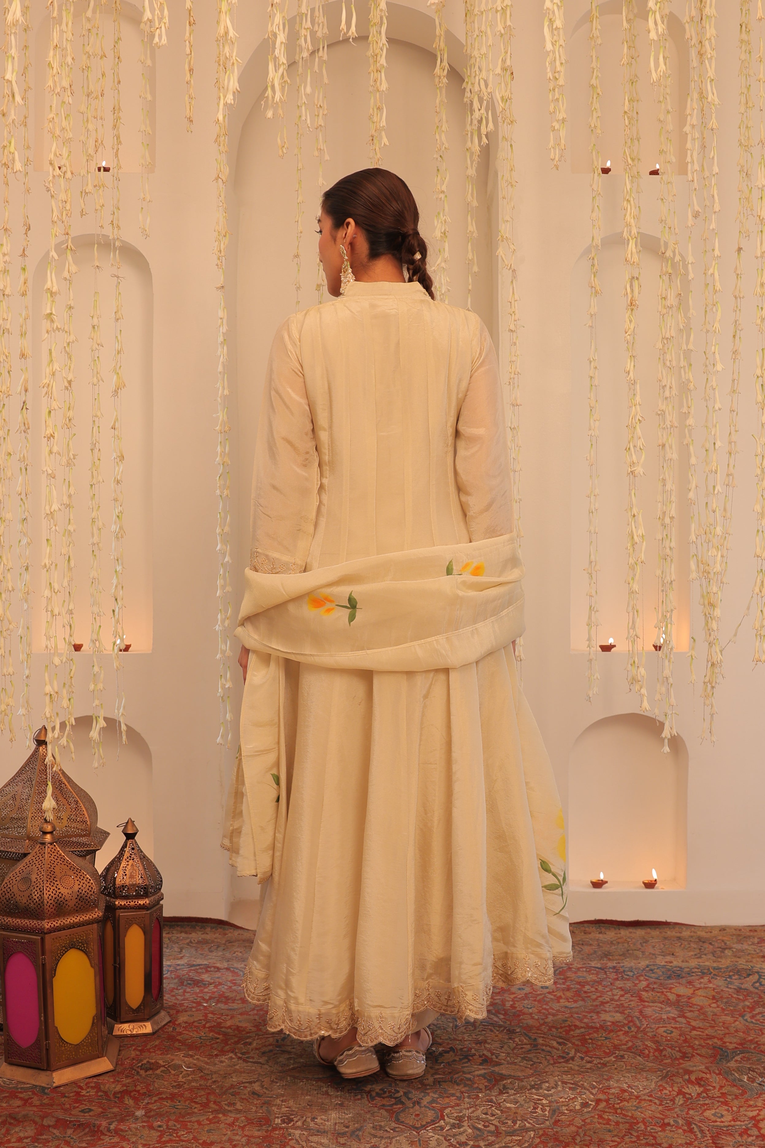 Alaya Mehfil Pearl Anarkali Set