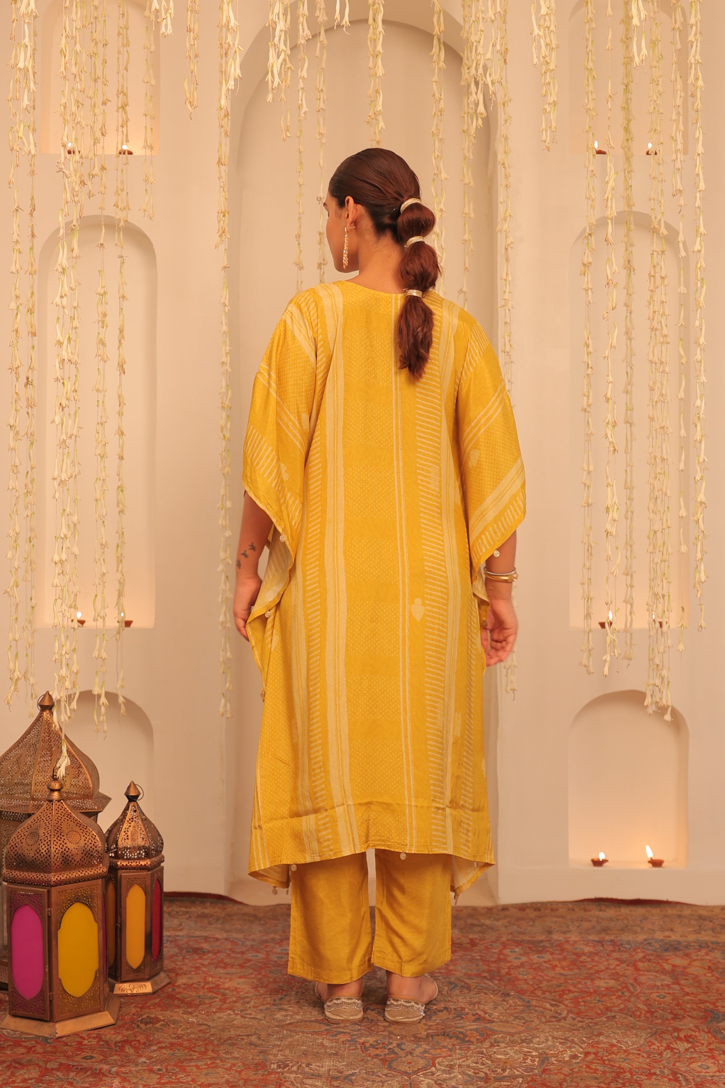 Alaya Mehfil Sunshine Kaftan Set