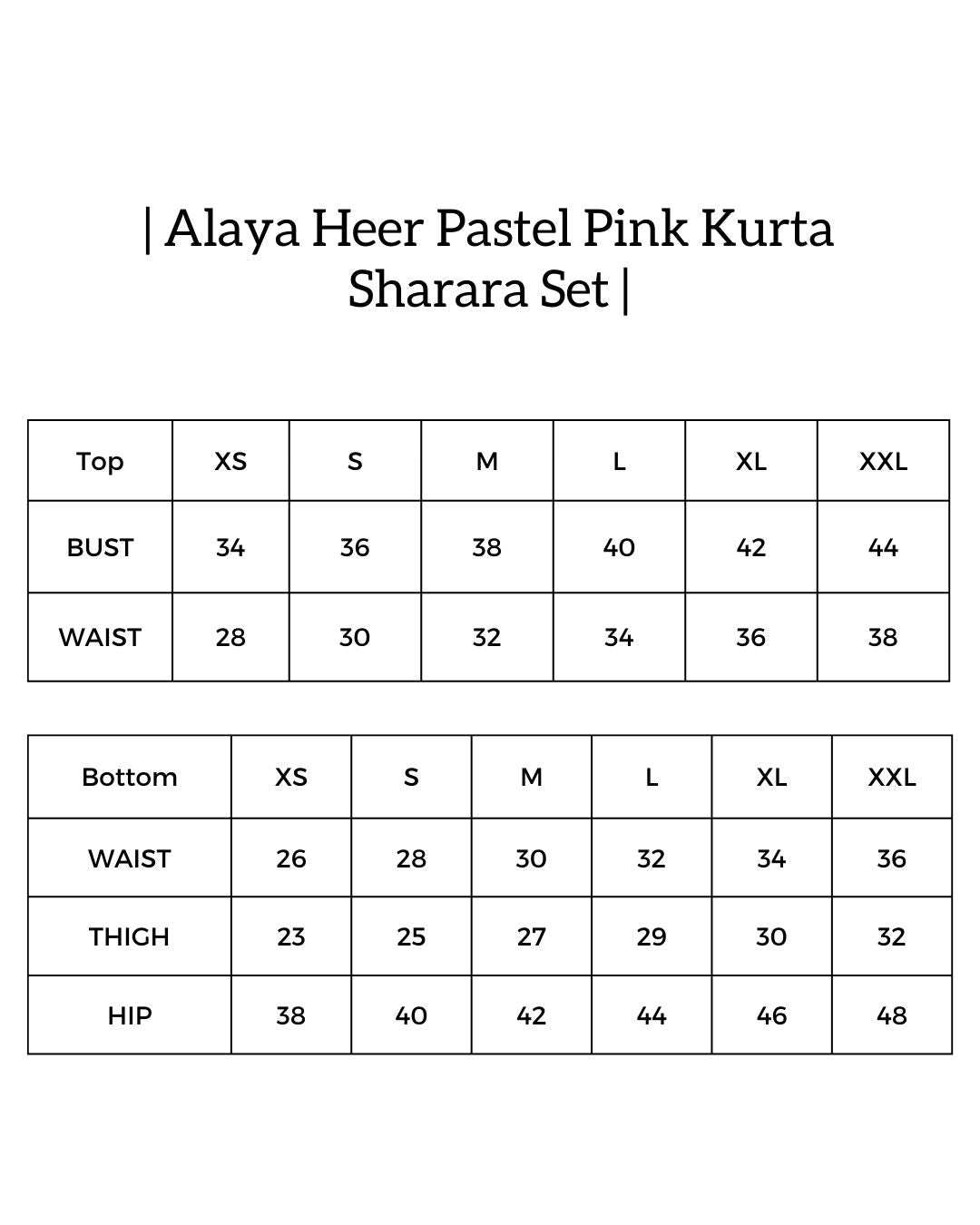 Alaya Heer Pastel Pink Kurta Sharara Set