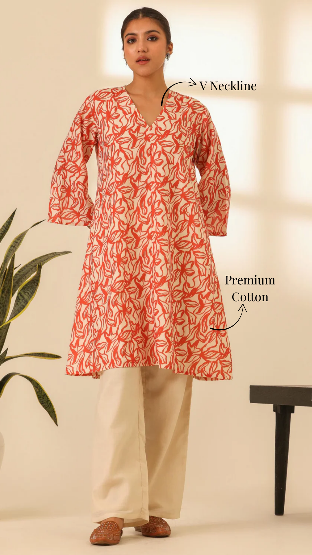 Rangrez Sexy Salsa A Line Kurta