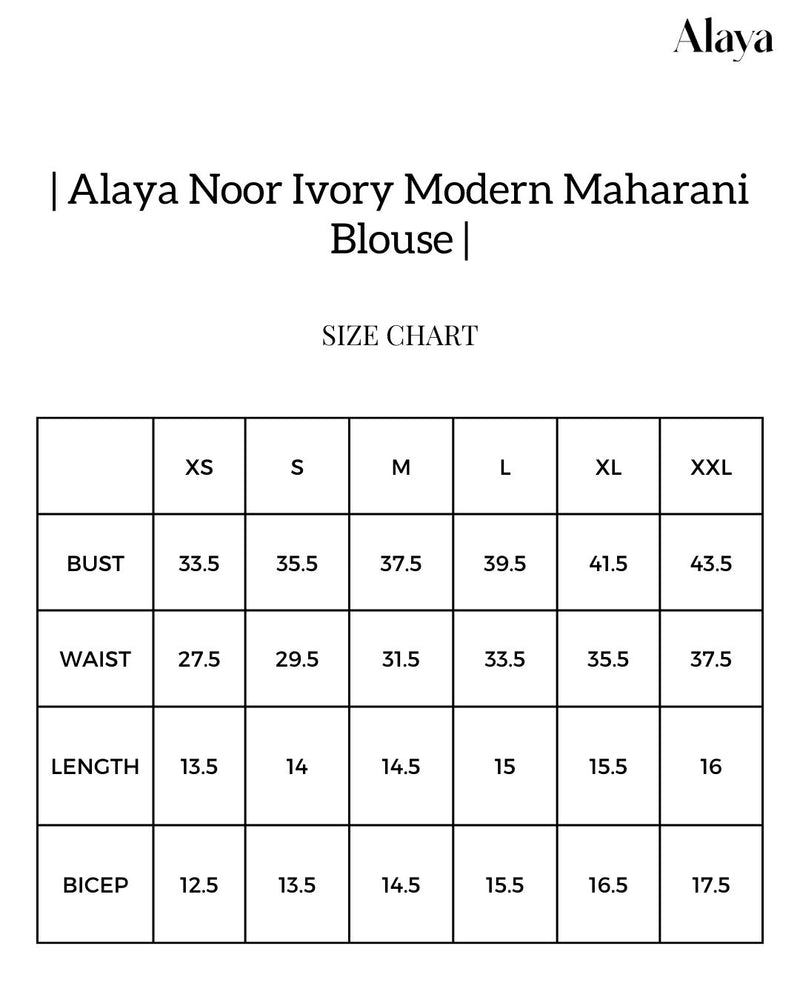 Alaya Noor Ivory Modern Maharani Lehenga Set