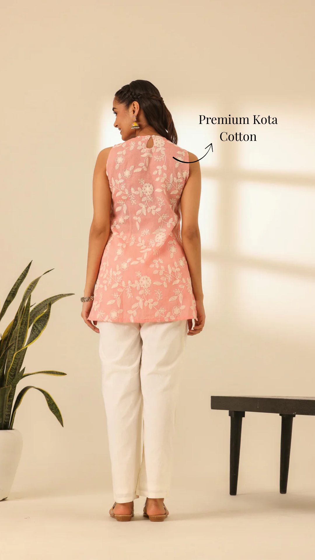 Rangrez Soft Pink Embroidered Kurta Set
