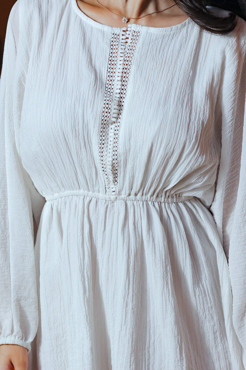 Verona White Short Dress