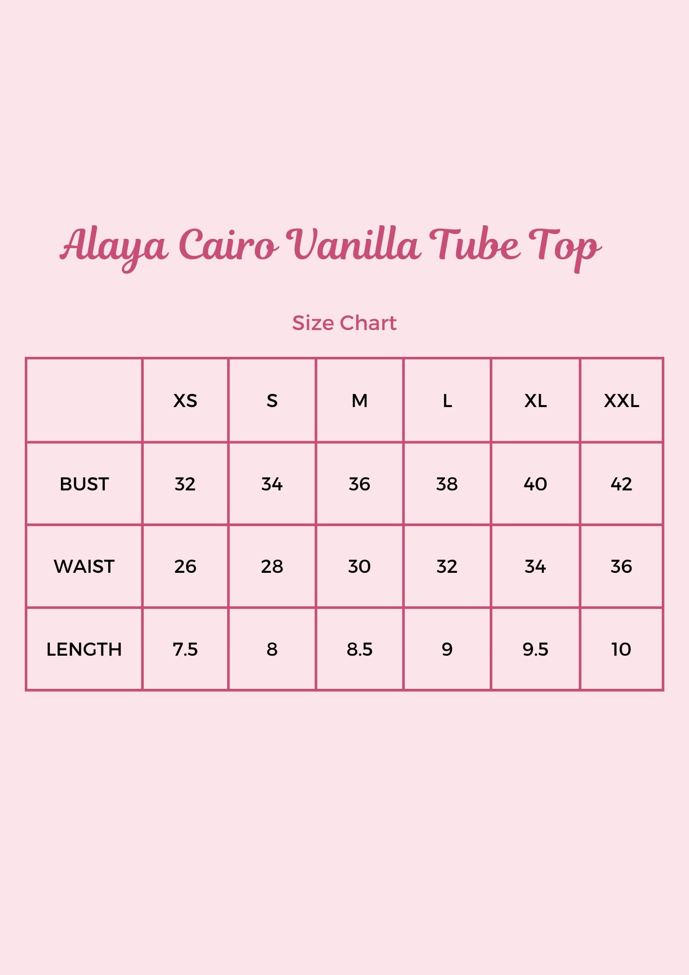 Alaya Cairo Vanilla Tube Top