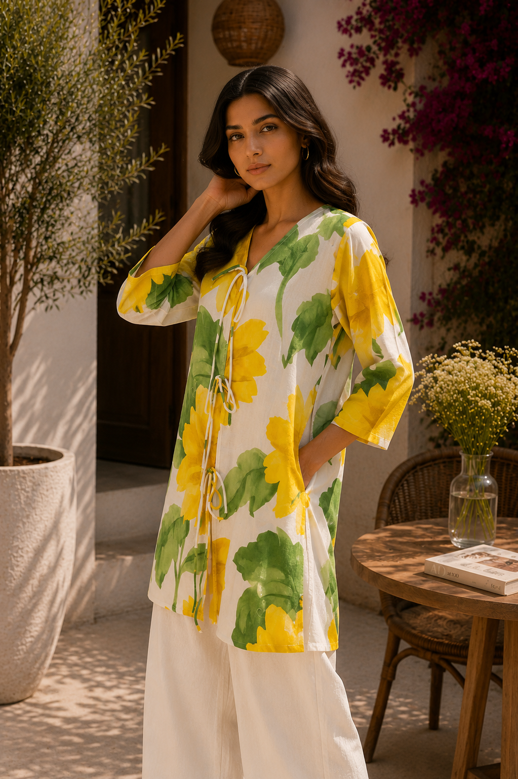 Alaya Select Sunflower Bloom Kurta Set