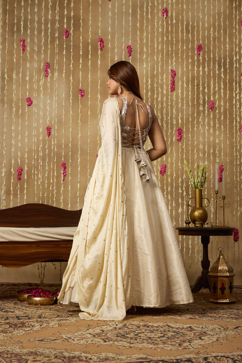 Jhoom Pearl Paisley Lehenga Set
