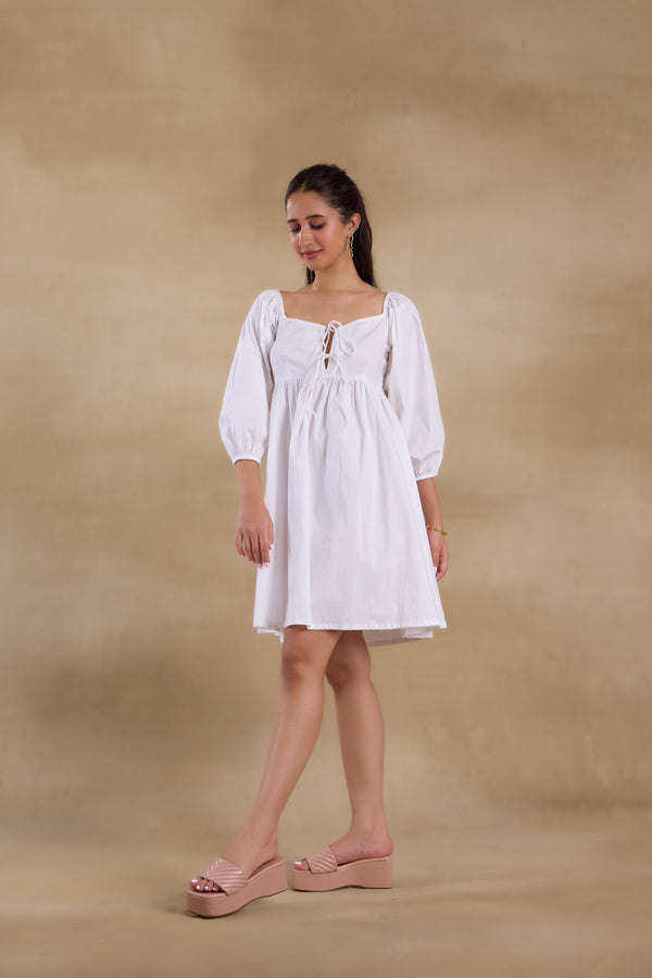Alaya Essentials White Vacay Dress