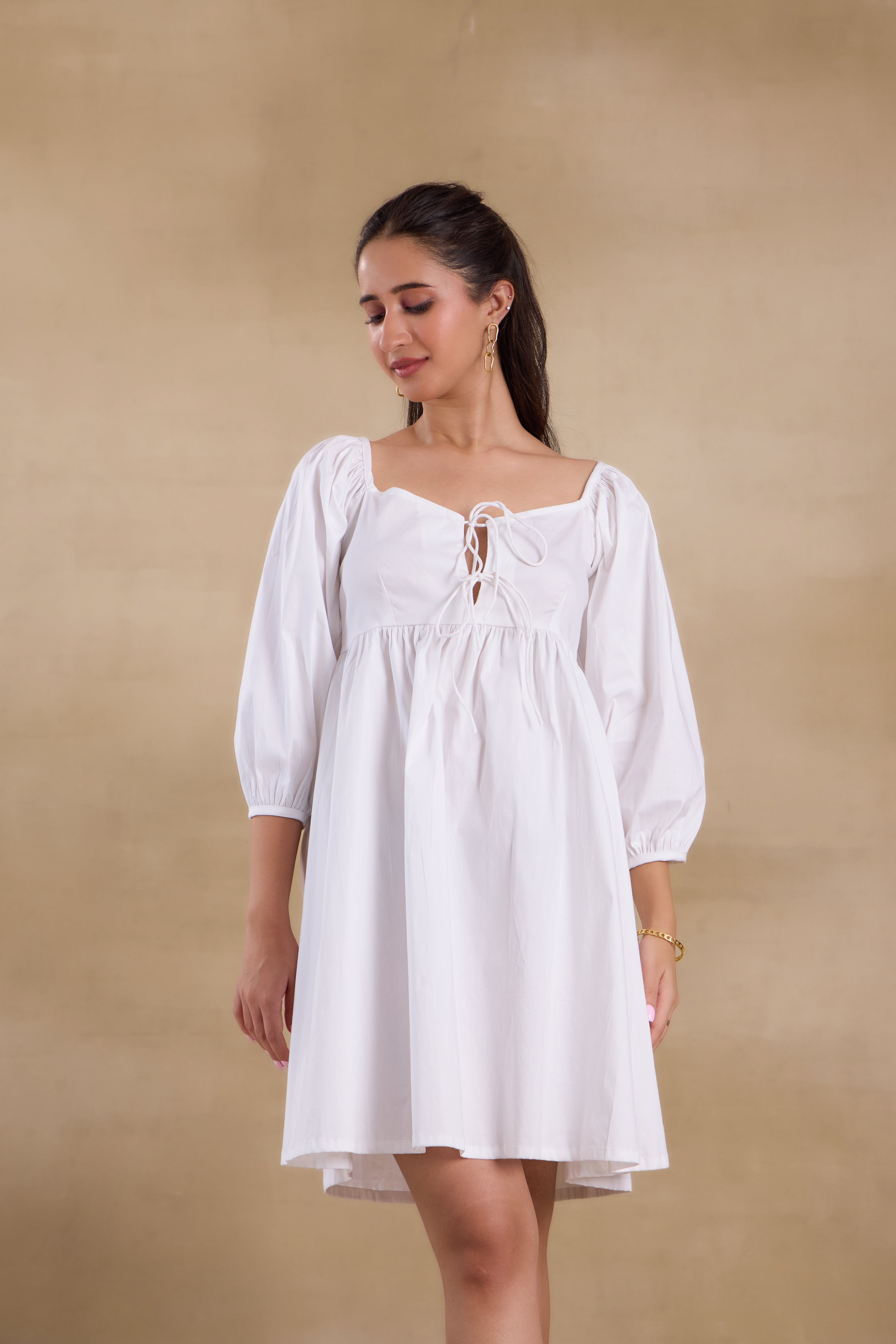 Alaya Essentials White Vacay Dress