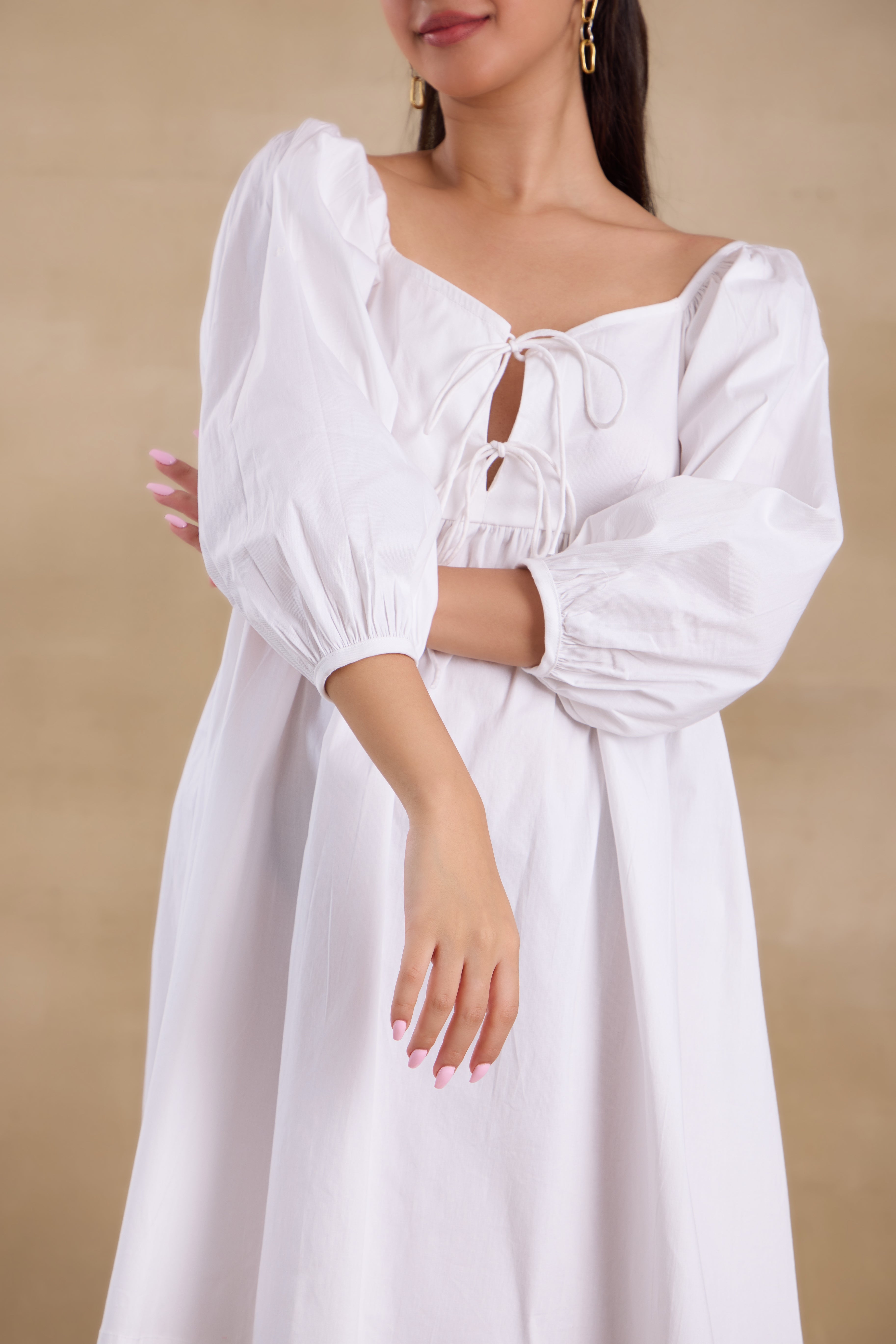 Alaya Essentials White Vacay Dress